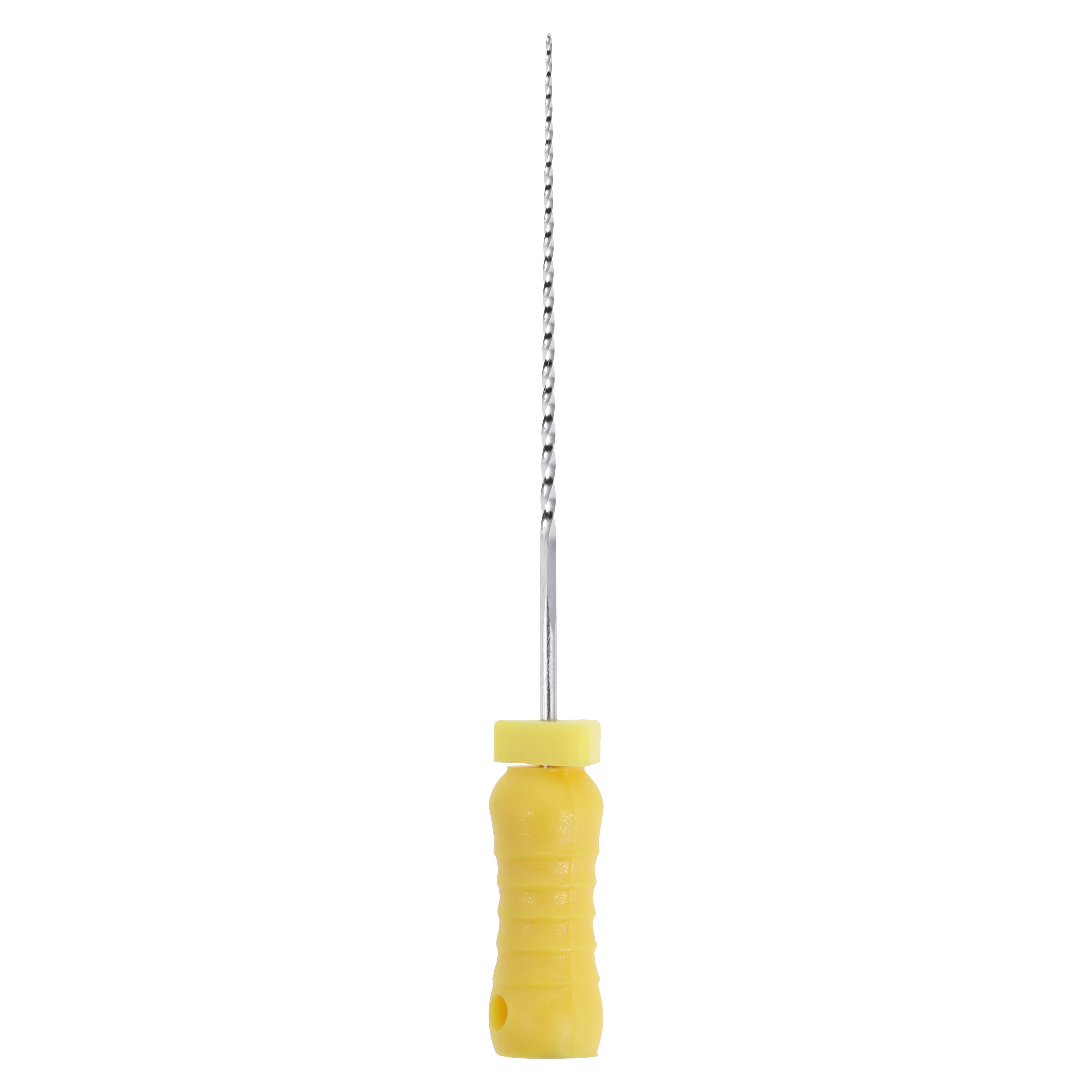 Endoflex Reamers, Size #20, 25mm, Stainless Steel, Yellow, ISO, Non-Sterile, 6/Box