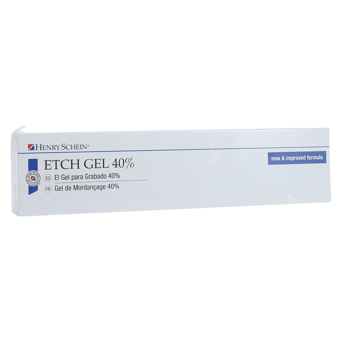 Henry Schein Etch Gel 40% Phosphoric Acid Dentin and Enamel Etching Gel, 1.2 mL Syringe, 12/Box