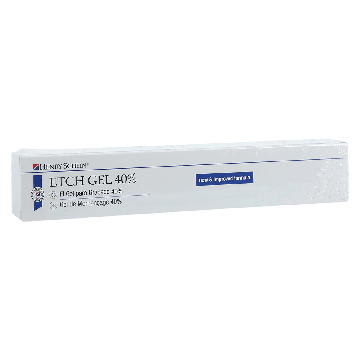 HSI Dentin and Enamel Etching Gel 40% Phosphoric Acid, Blue, 1.2 mL Syringe, 4/Box