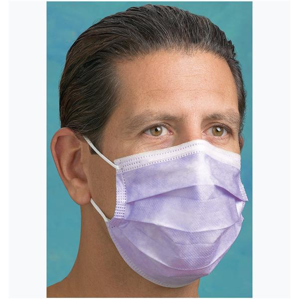 Criterion Earloop Masks ASTM Level 3, Lavender, Adult, 50/Box