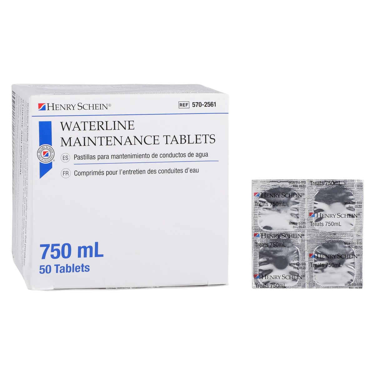 Henry Schein Waterline Maintenance Tablets, 50/Box, 01KT8PD5AX9952MT83W4ZPCAXA