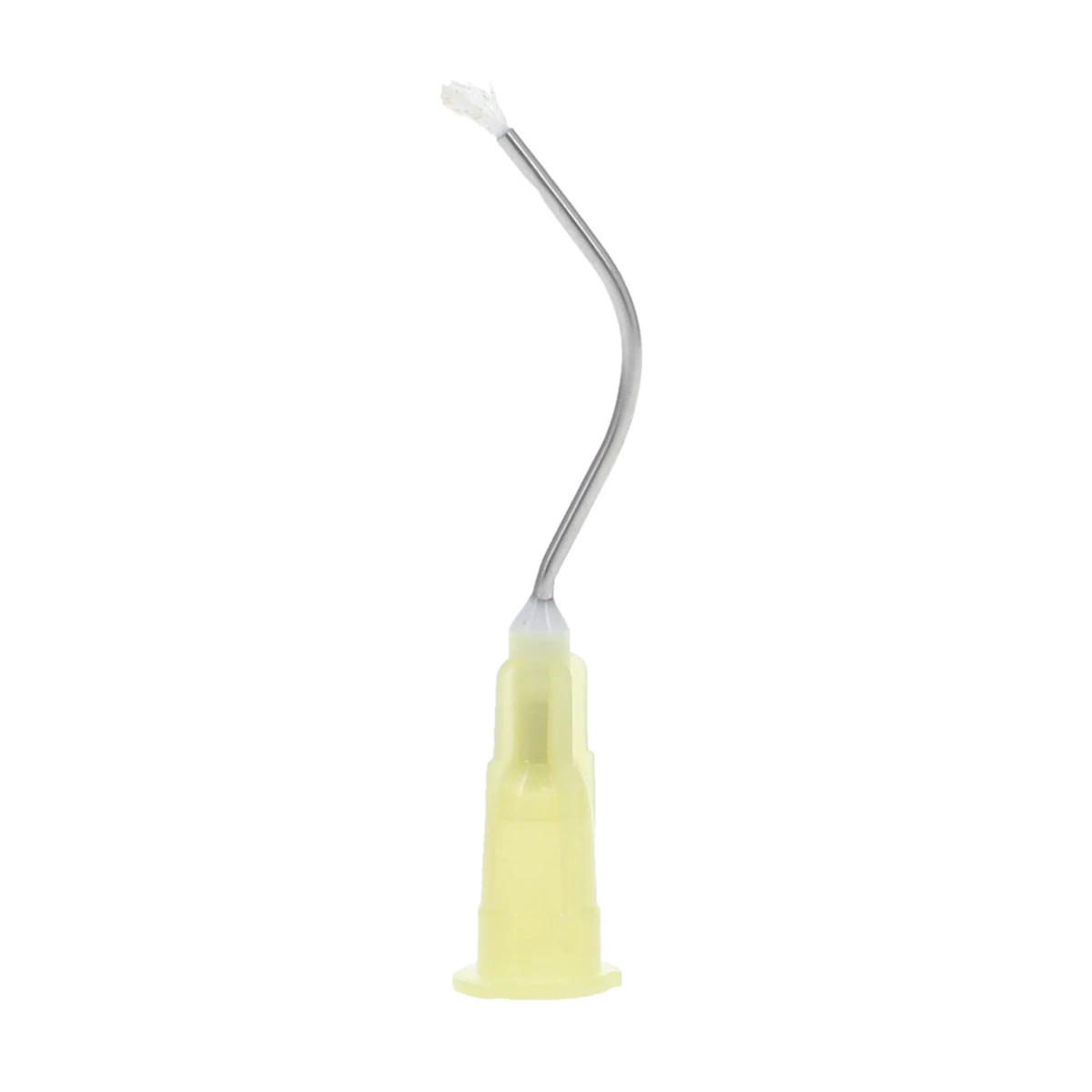 Prebent Infusor Syringe Tips, Light Yellow, 19 Gauge, 100/Box