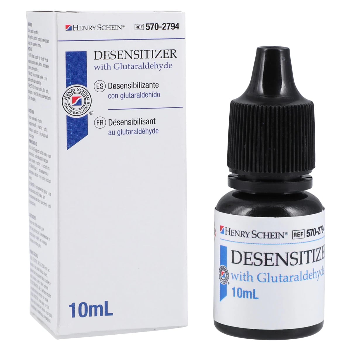 Henry Schein Desensitizer with Glutaraldehyde, 10 mL Bottle
