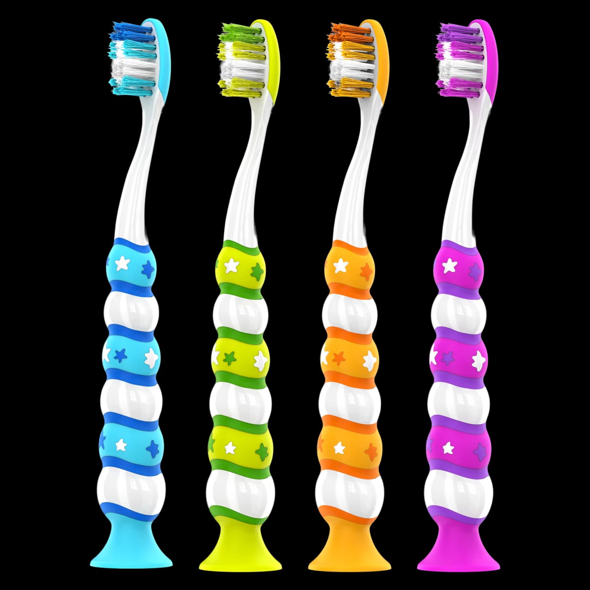 Acclean Toothbrush Easy Grip, Child, Ultra Compact, 22 Tuft, 4 Assorted Colors, 72/Bx