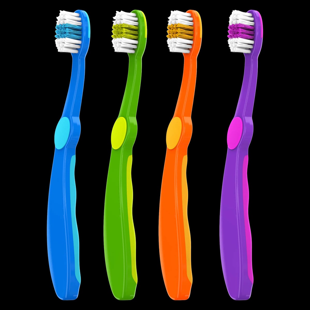 Acclean Toothbrush Easy Grip, Child, Ultra Compact, 29 Tuft, 4 Colors, 72/Bx