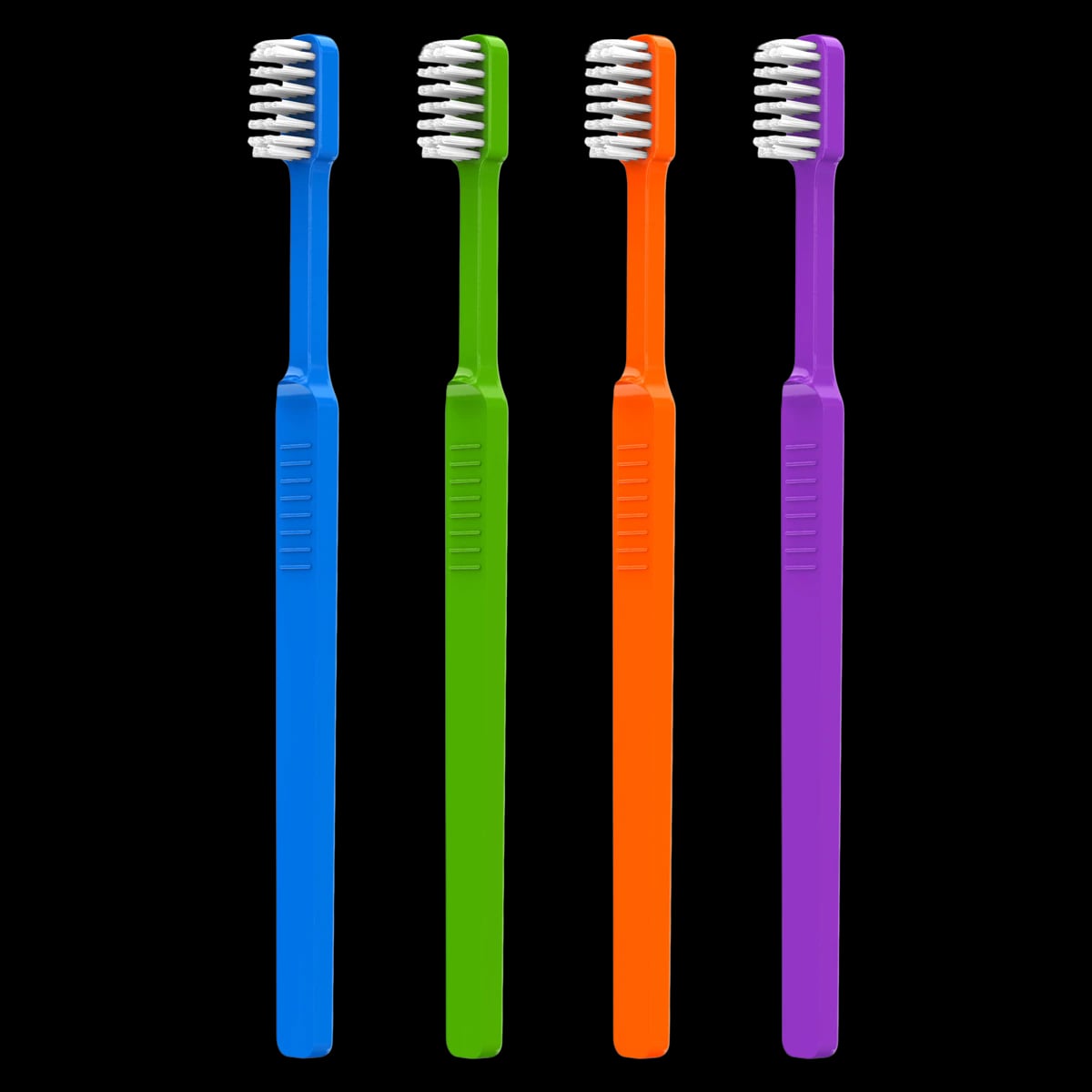 Acclean Toothbrush Slim Head, Youth Compact, 30 Tuft, 4 Colors, 72/Bx