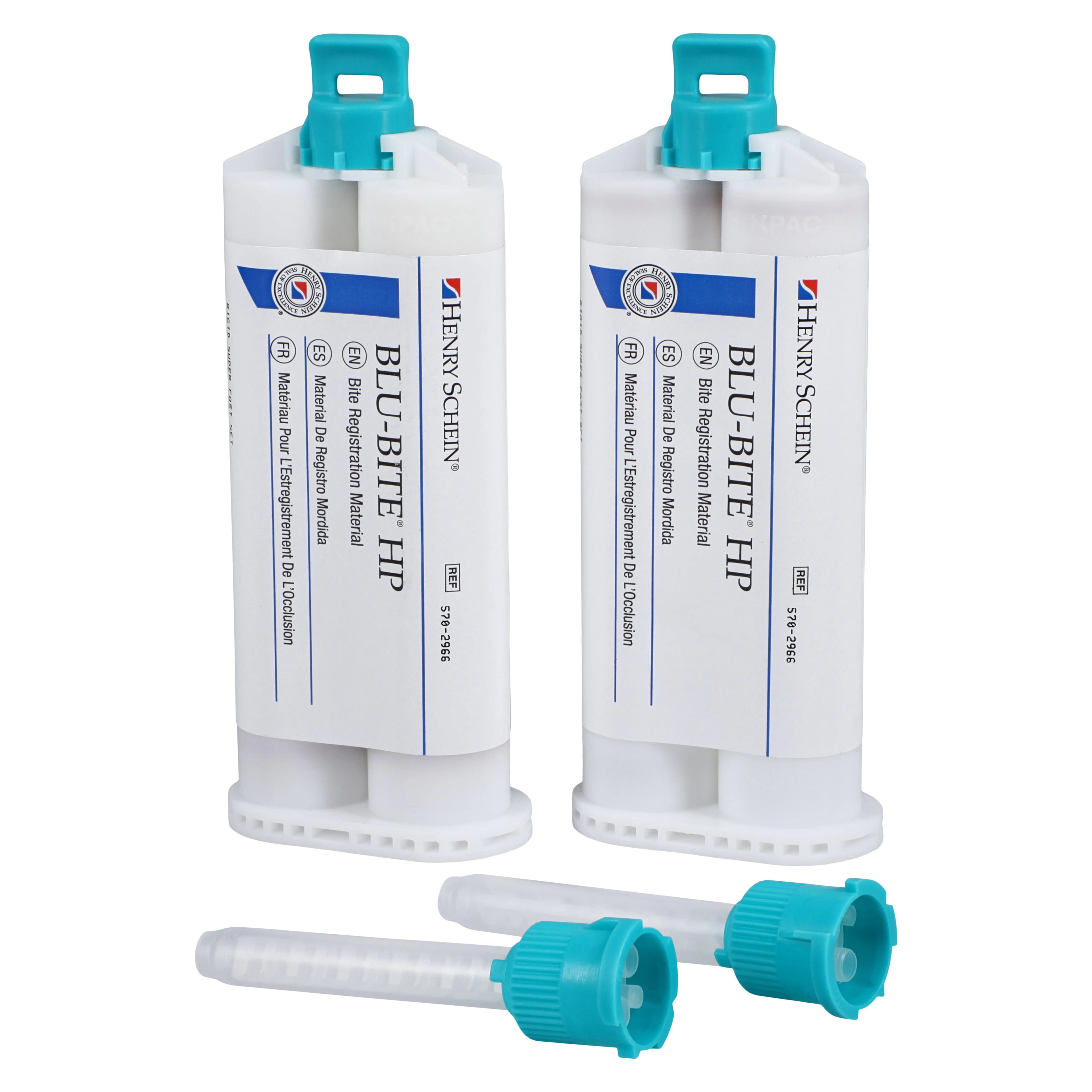 Blu-Bite HP Bite Registration, Vinylpolysiloxane, Super Fast Set, Vanilla, 48 mL, 2/Pk