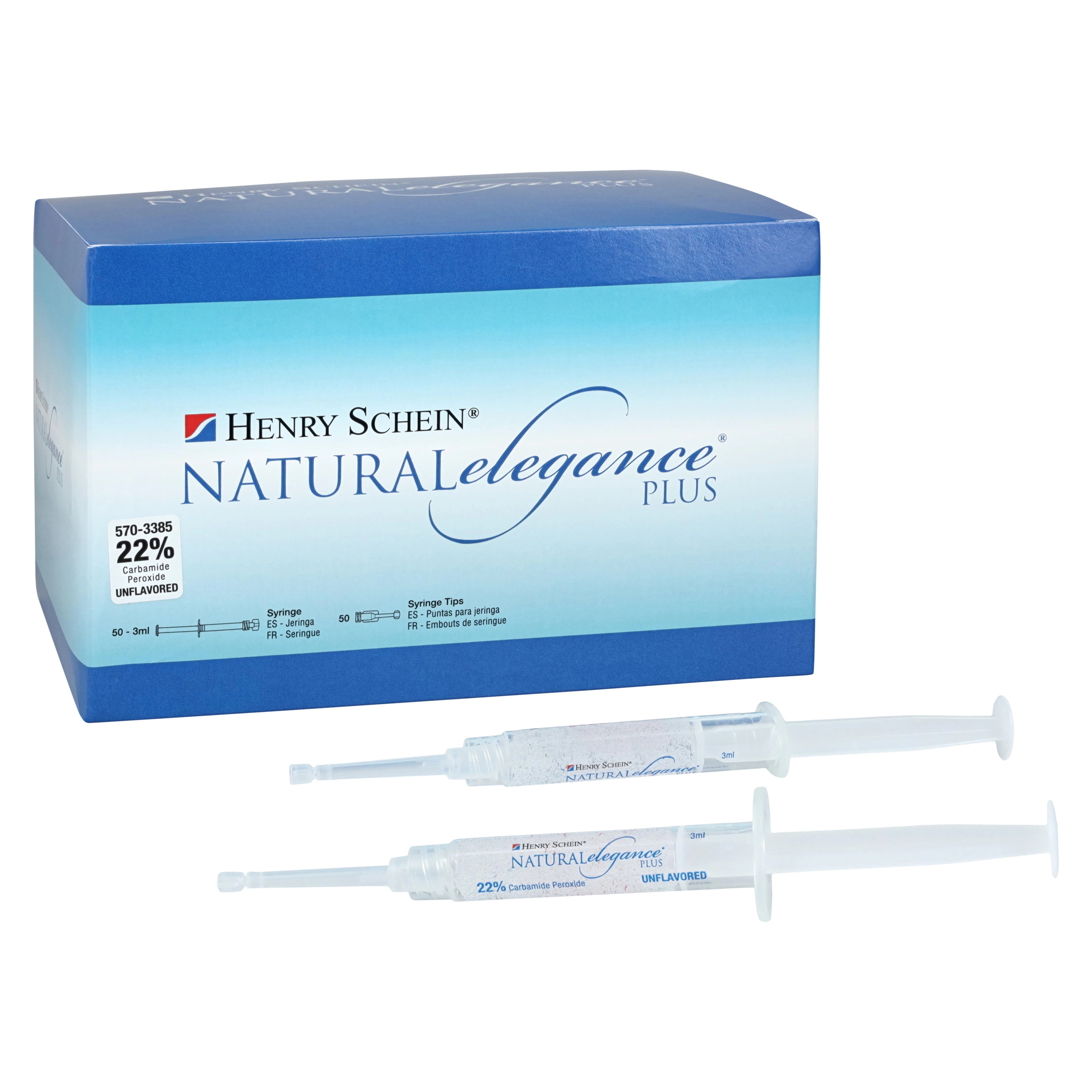 Natural Elegance Plus At-Home Whitening System Bulk Pack, 22% Carbamide Peroxide, 50/Box