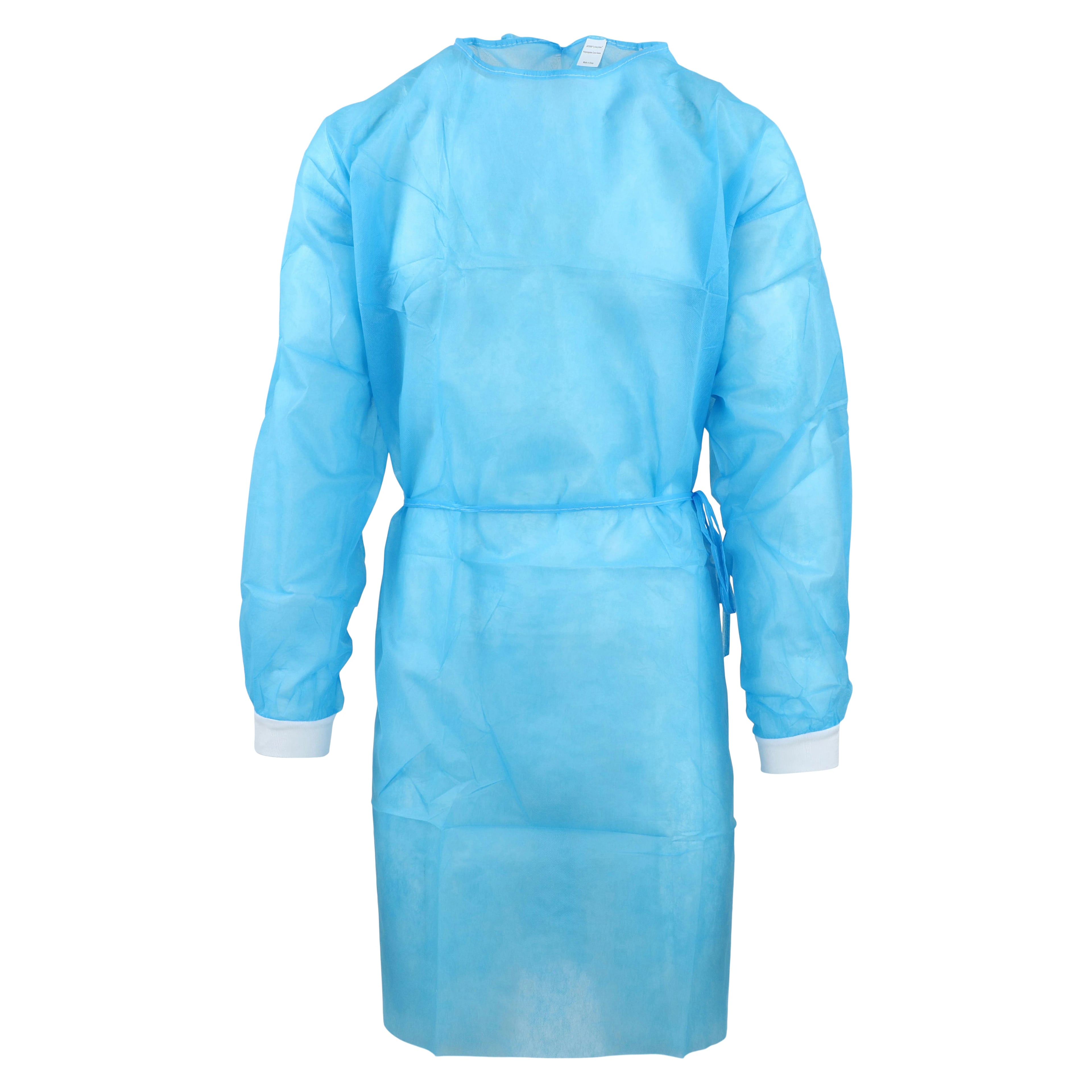 Criterion Polypropylene Cover Gown, X-Large, Blue, Non-Sterile, Back-Opening, 10/Box