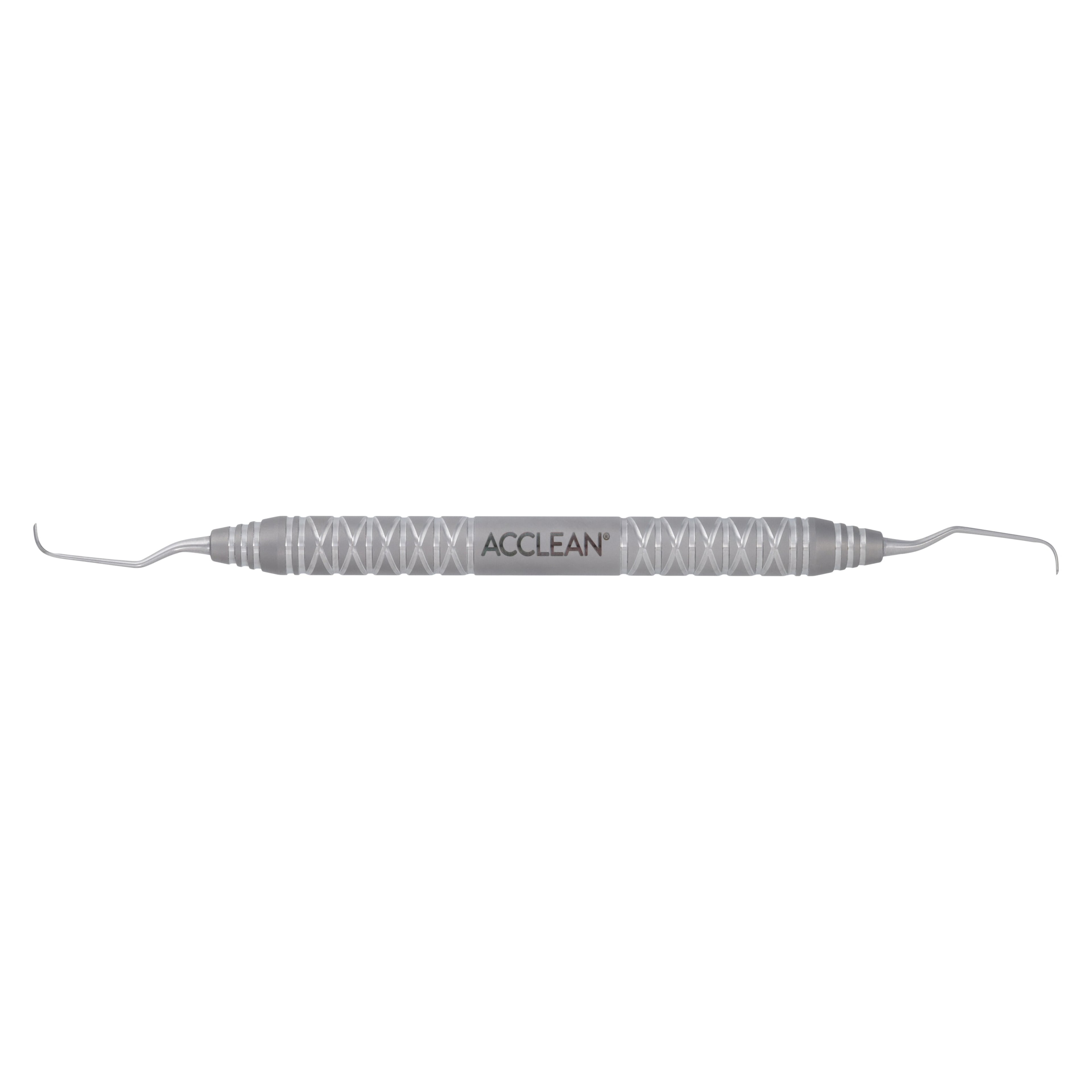 Acclean Gracey After Five Curette, Double End 5/6, Long Shank, #6 Handle, Anterior, Stainless Steel