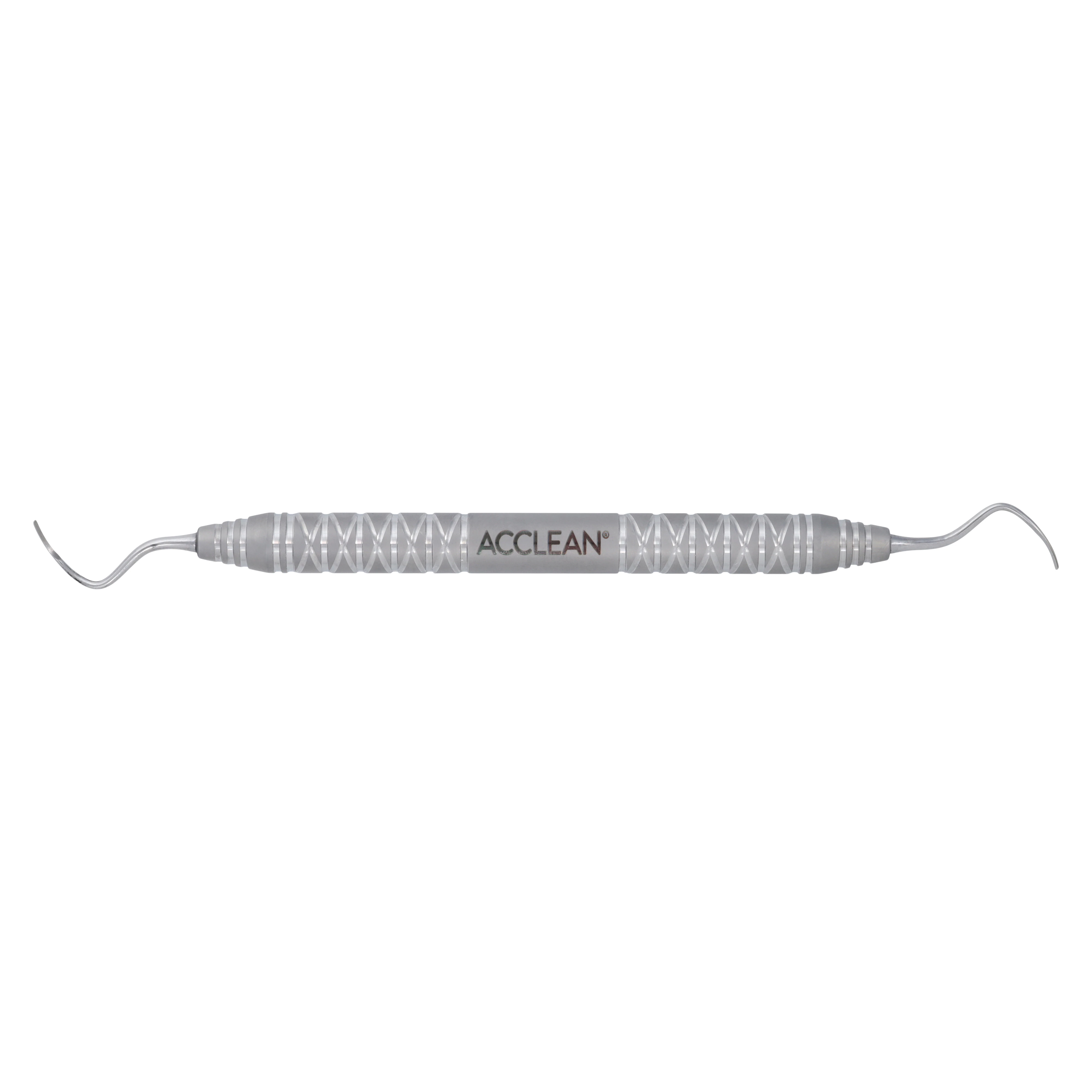 Acclean Curette DE R144, Universal, Double End, #6 Handle, Stainless Steel