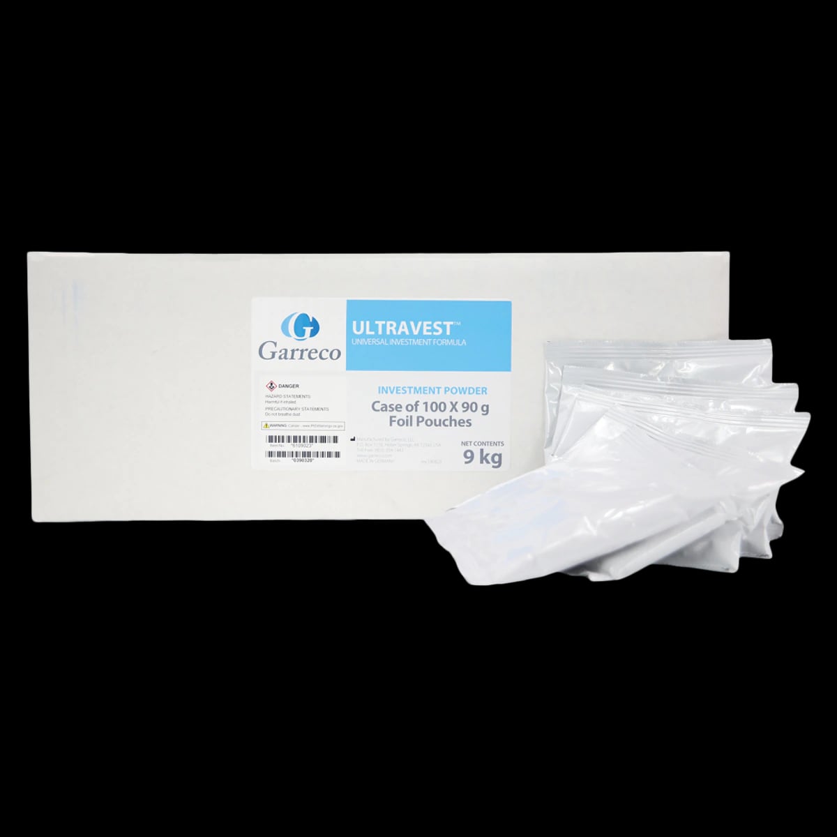 Garreco Ultravest Universal Powder Only Investment Material, 100/Case