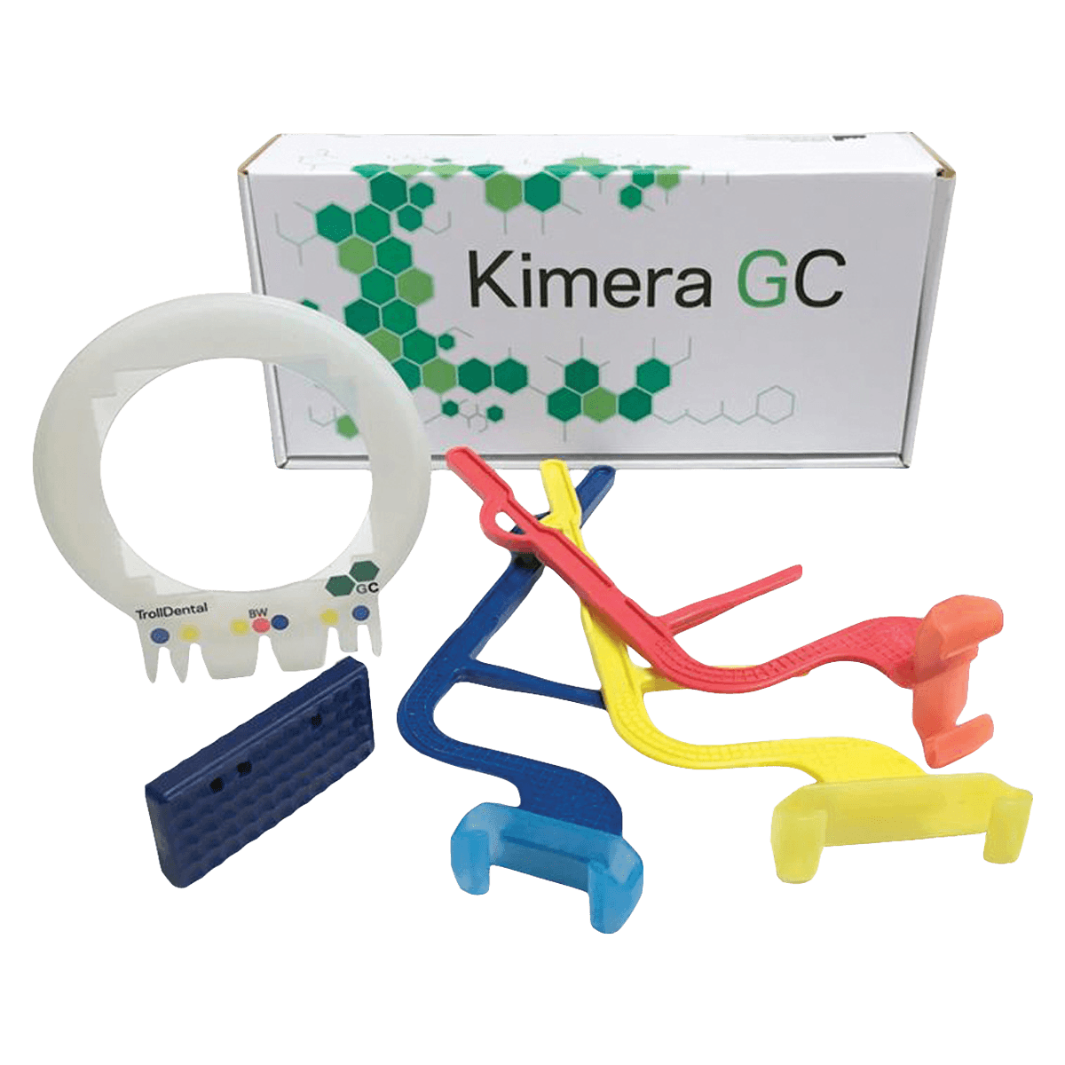 Directa TrollByte Kimera Bio Sensor Holder Starter Kit, Full FMX, Fits Vatech Any & EXSensor #1 Sensors, 3 Holders, 1 Aiming Ring, 1 Biteblock, #3804/2504