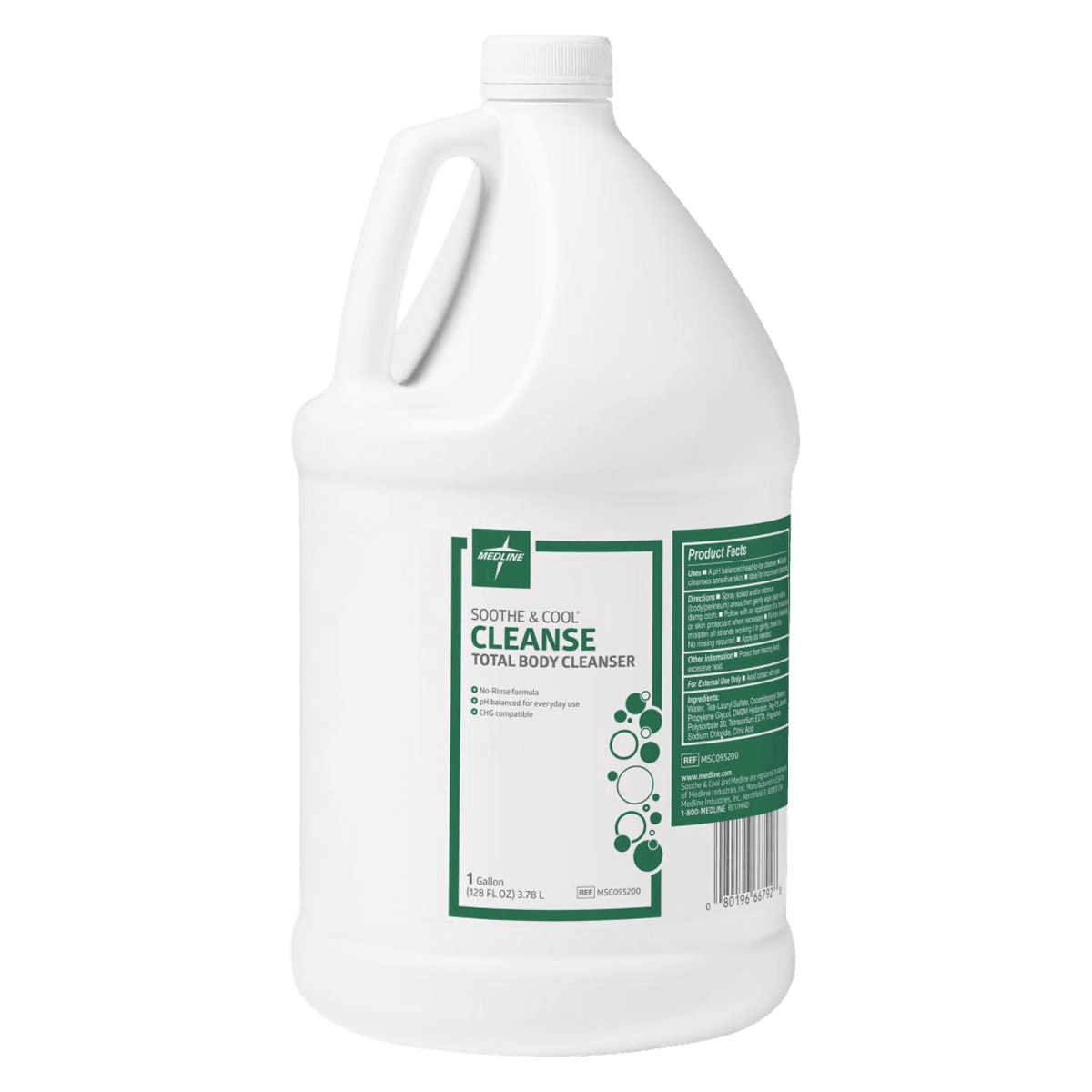 Medline No Rinse Perineal Wash, Aloe Scented, 4/Case
