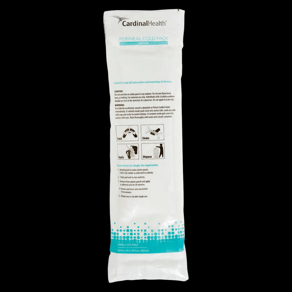 Kwik-Kold Instant Cold Pack, 4" x 12.5", Standard (Perineal)