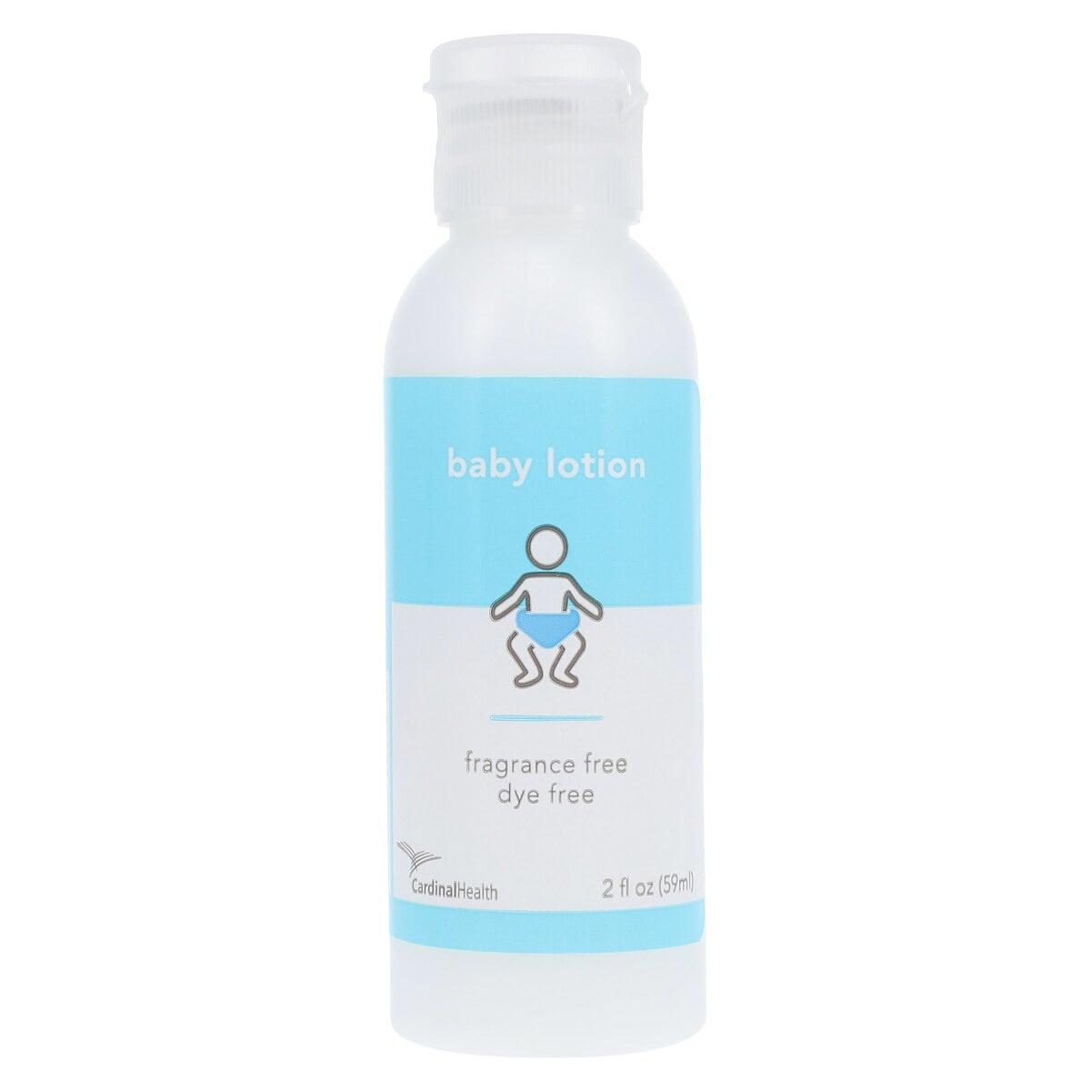 Cardinal Health Baby Lotion, Fragrance Free & Dye Free, 2 oz Bottle, 144/Case