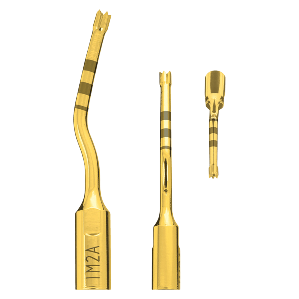 Mectron Piezo Tip IM2A Implant Site Preparation Insert, Titanium Nitride Coated, 13.5 mm