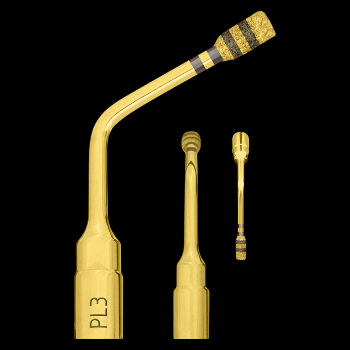 Mectron Piezosurgery PL3 Piezo Insert, Osteoplasty and Osteotomy, Titanium Nitride Coated
