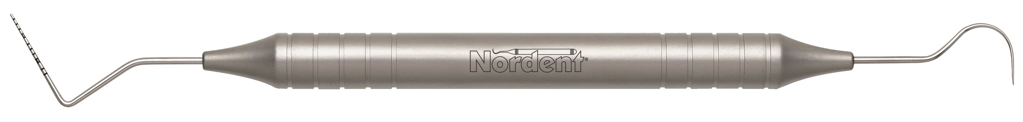 Nordent DuraLite Color-Coded Expro Double-Ended Explorer/Probe, #23/UNC #12 (1-12 mm), Round Handle, REPCN12-23