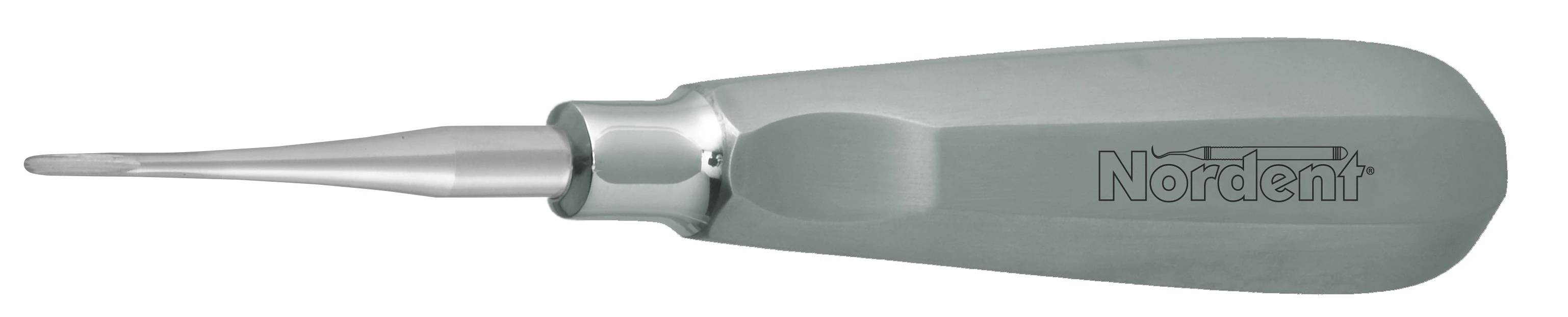 Nordent Extraction Elevator #301, Modified Apexo, Mini Blade, Straight, Stainless Steel, Single End