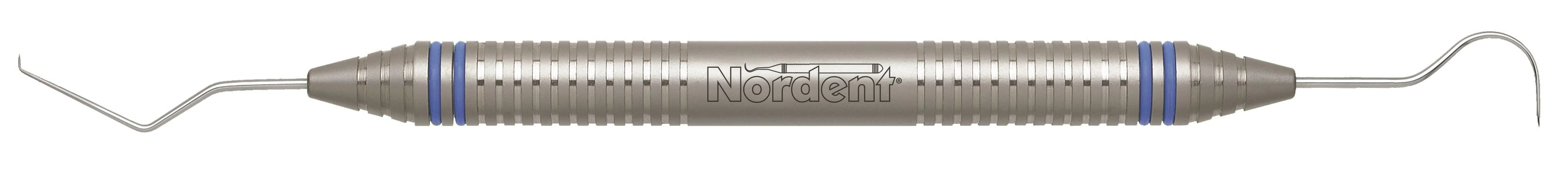 Nordent DuraLite ColorRings Double-Ended Explorer, Tufts #17-23, Stainless Steel, 1 Each