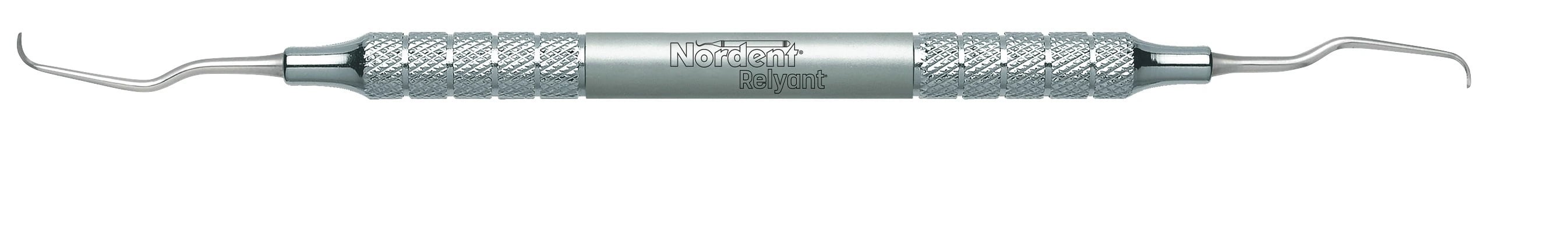 Relyant Gracey Curette Double-Ended #1-2 Mini Blade/Long Reach, Relyant #6 Handle, Stainless Steel, 1 Each