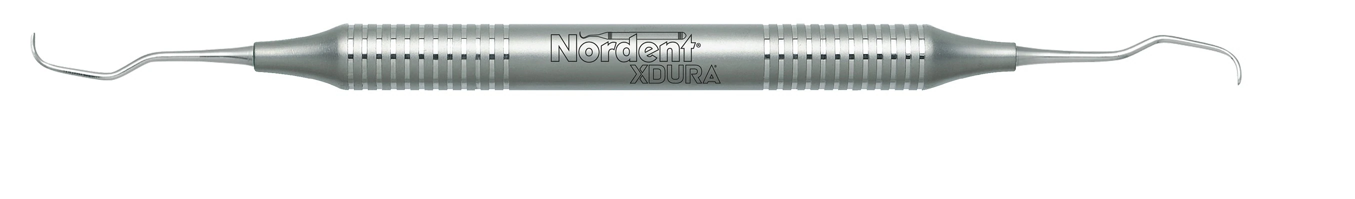 XDURA® Gracey Curettes #1-2 Double End DuraLite® Round Handle, Stainless Steel, RENSGR1-2