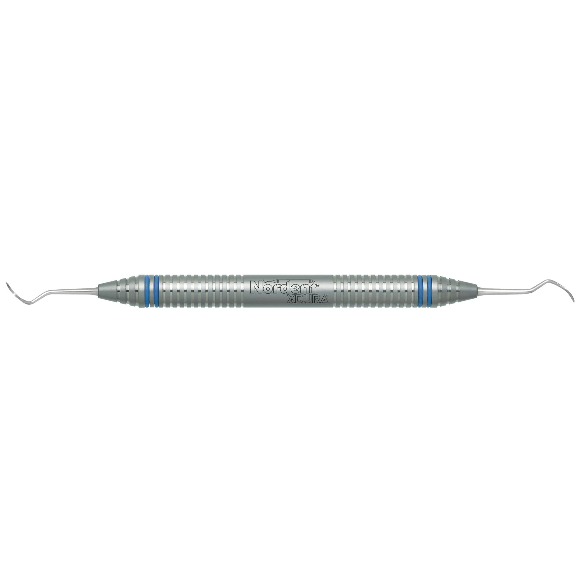 Nordent XDURA Posterior Sickle Scaler #204S, Double-Ended, DuraLite ColorRing, CENS204S