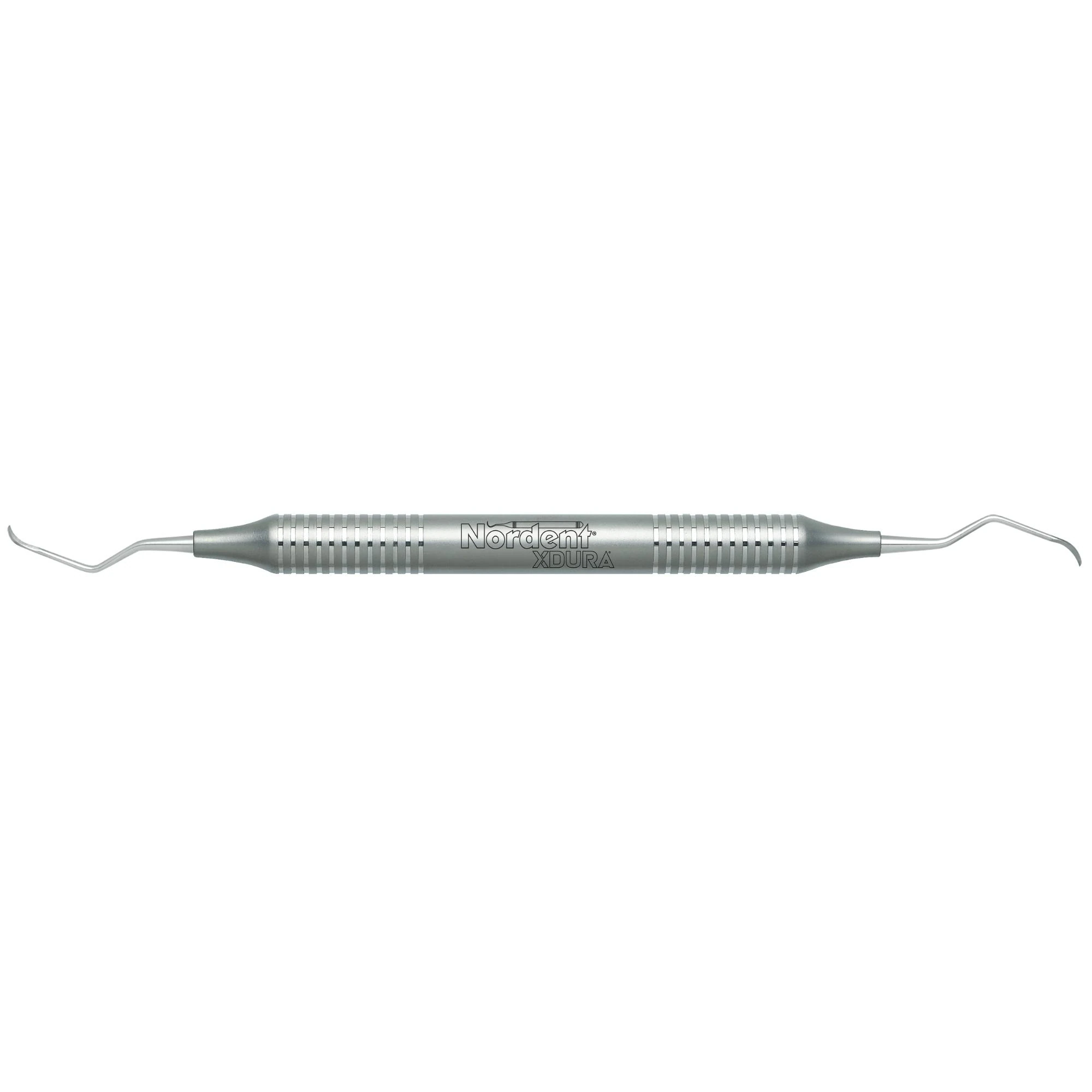 Nordent XDURA® Universal Curette, Columbia #2R-2L, Double-Ended, DuraLite® Round Handle, Stainless Steel