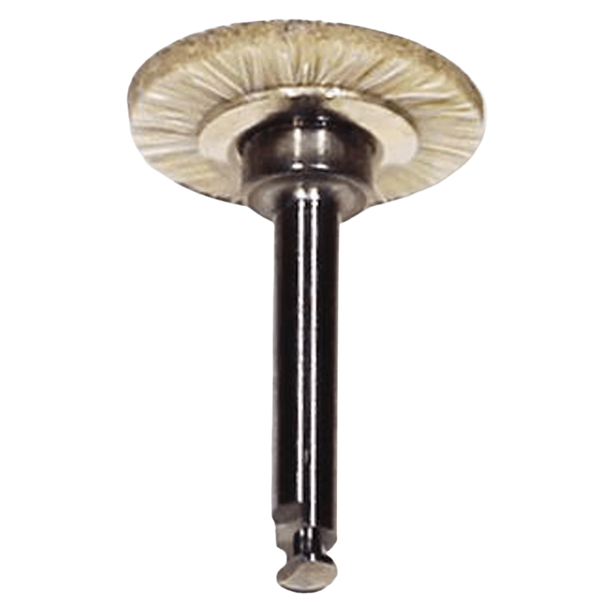 VH Technologies Polishing Brush, Wheel, 12 mm, RA, Soft, White, 12/Pkg