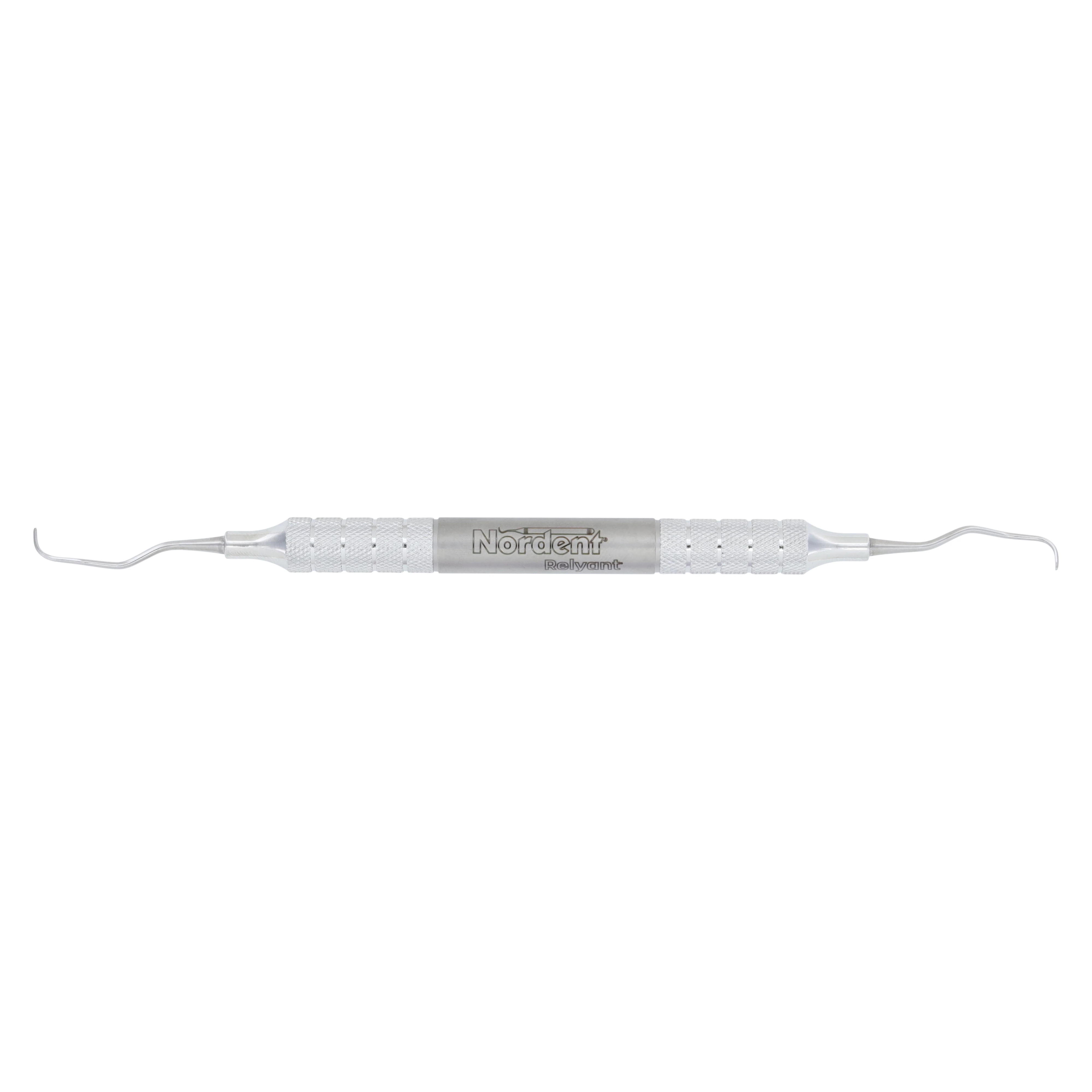 Nordent Relyant Gracey Curette 11/12, Old Style, Double End, Relyant #6 Handle, Stainless Steel, 1/Pkg
