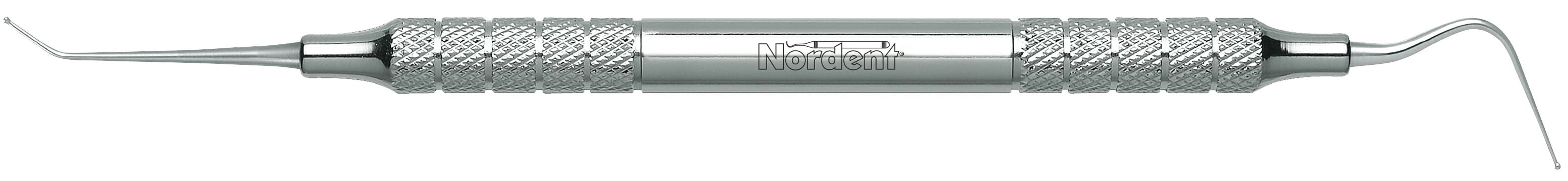 Nordent Calcium Hydroxide Placement Instrument #3, Double-End, Standard Handle, Stainless Steel, PICH