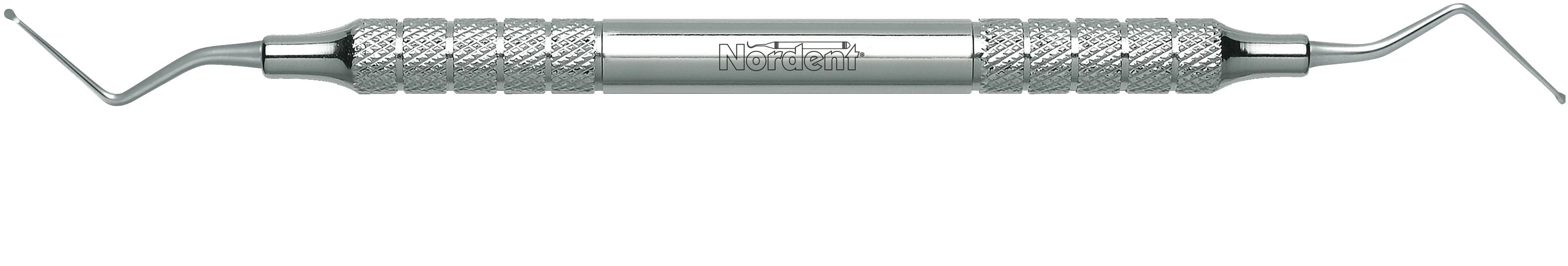 Nordent Endodontic Excavator, Extra Long Shank, Spoon #11L, Double-End, Medium Round Handle, REC11L