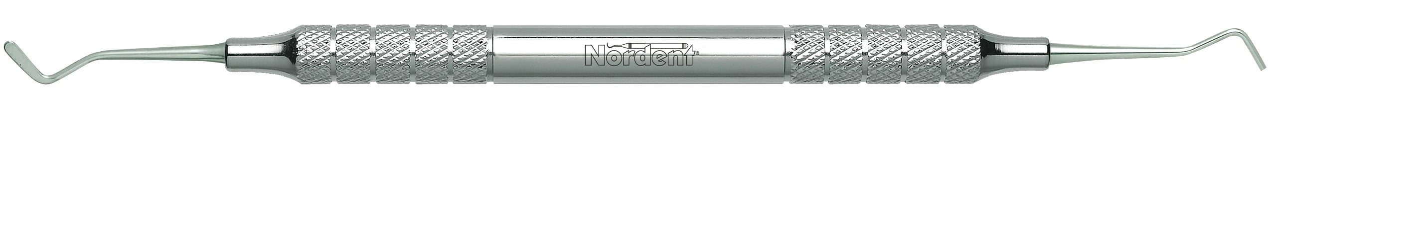 Nordent Composite Placement Instrument #3 Paddle/Condenser, Double End, Stainless Steel, Standard Handle, 1.1 mm