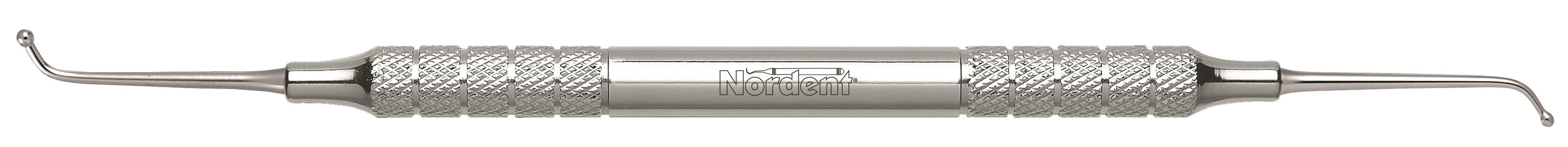 Nordent Burnisher #43, Ball, Double End, Standard Handle, Large Ball #4/Medium Ball #3, RBR43