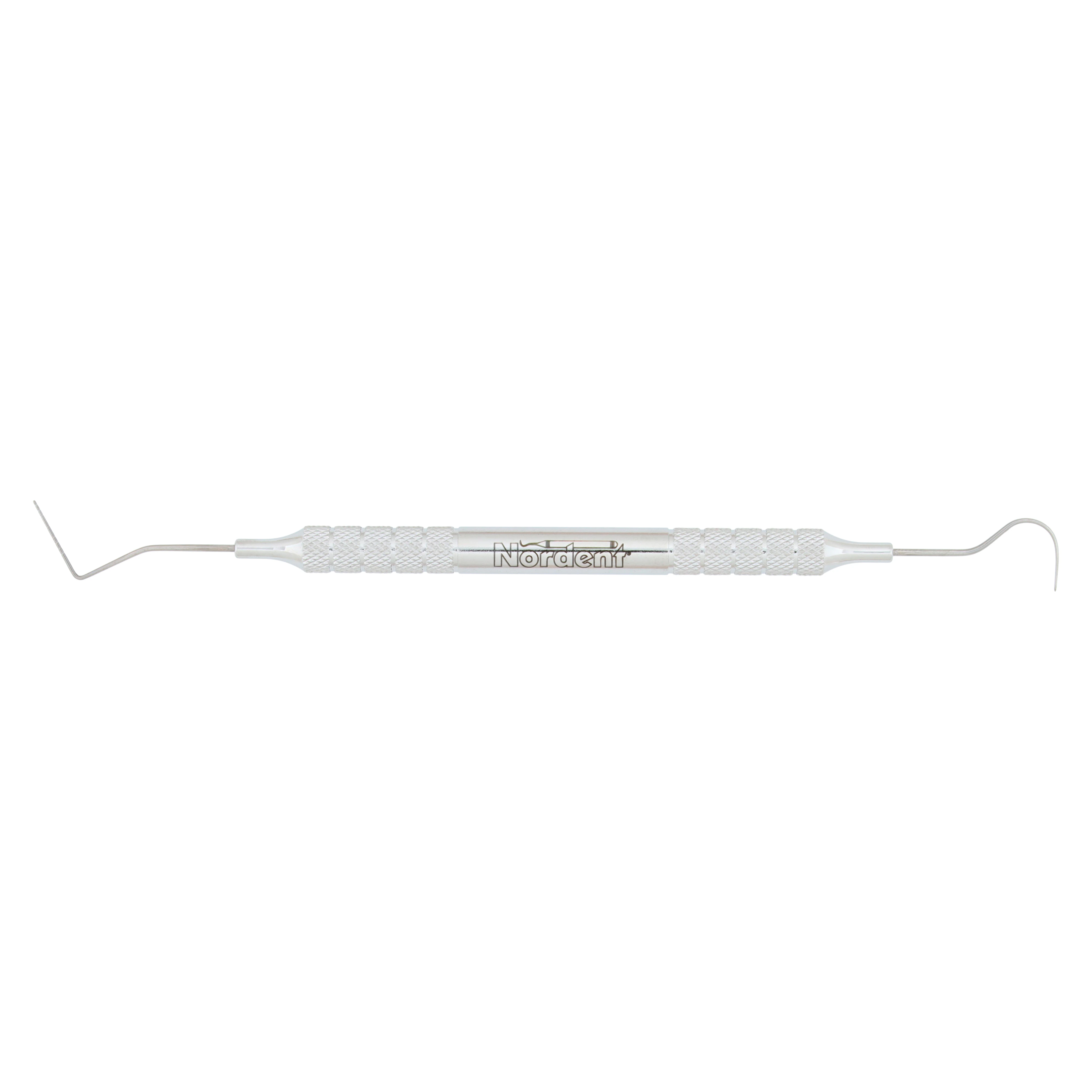 Nordent Expro DE Williams Probe #W/23, Double End, Color Coded, Standard Round Handle, 1-2-3-5-7-8-9-10 mm Markings