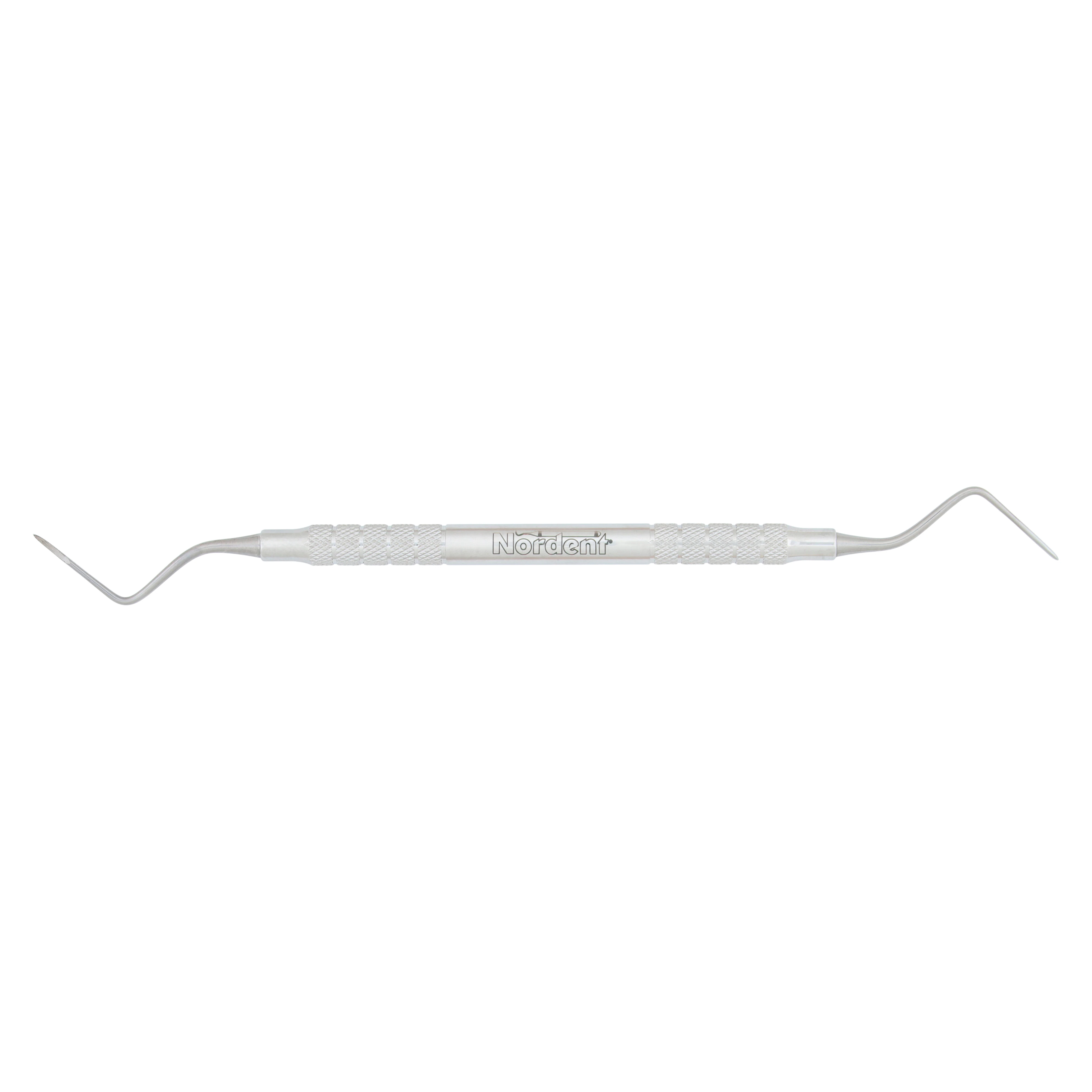 Nordent Root Tip Elevator, Double-Ended, Davis Serrated #11 (Pointed Tip), Medium Round Handle, RER11P
