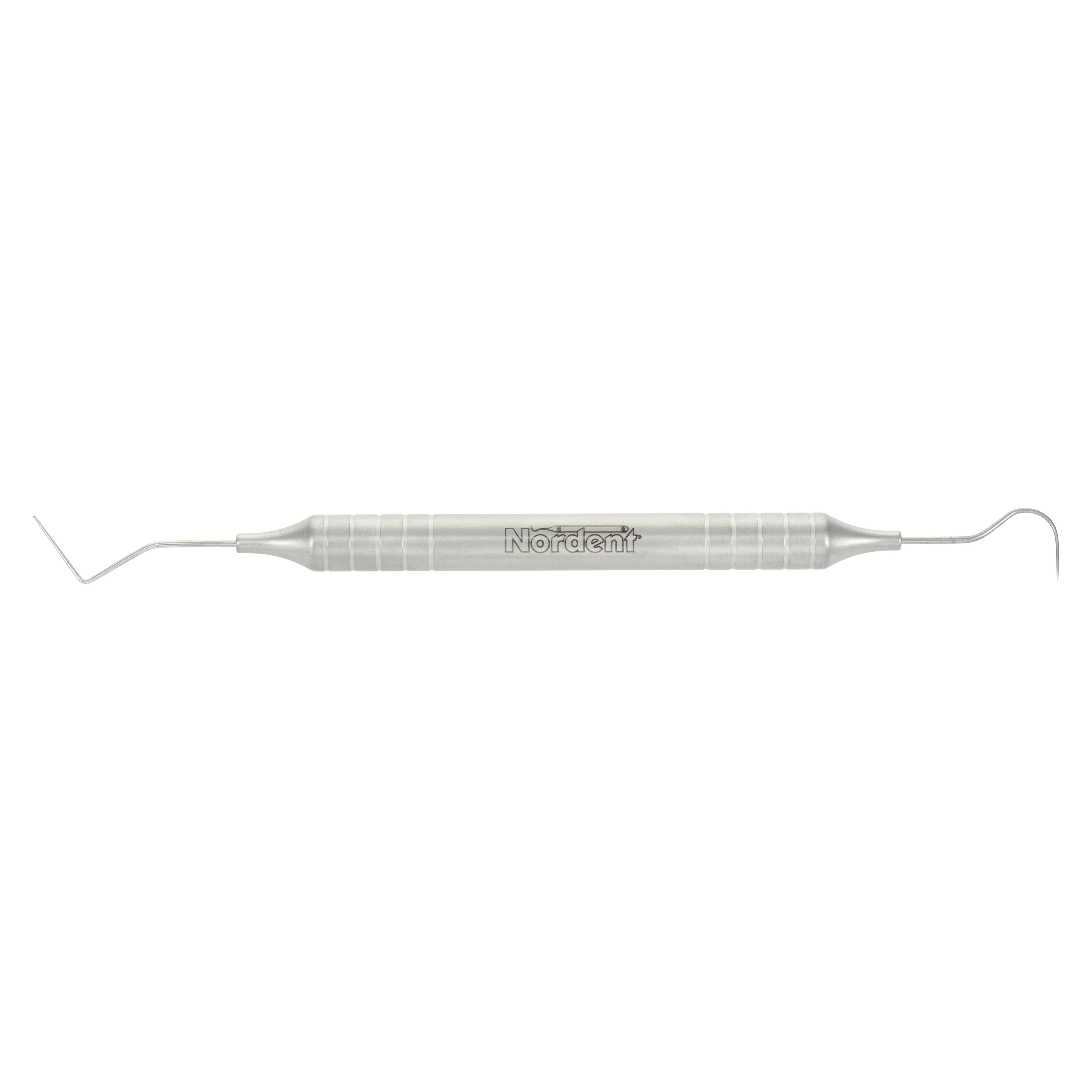 Non-Color Coded Expros #23/Williams (1-2-3-5-7-8-9-10) DuraLite Round Handle Double-Ended Explorer Probe, Nordent