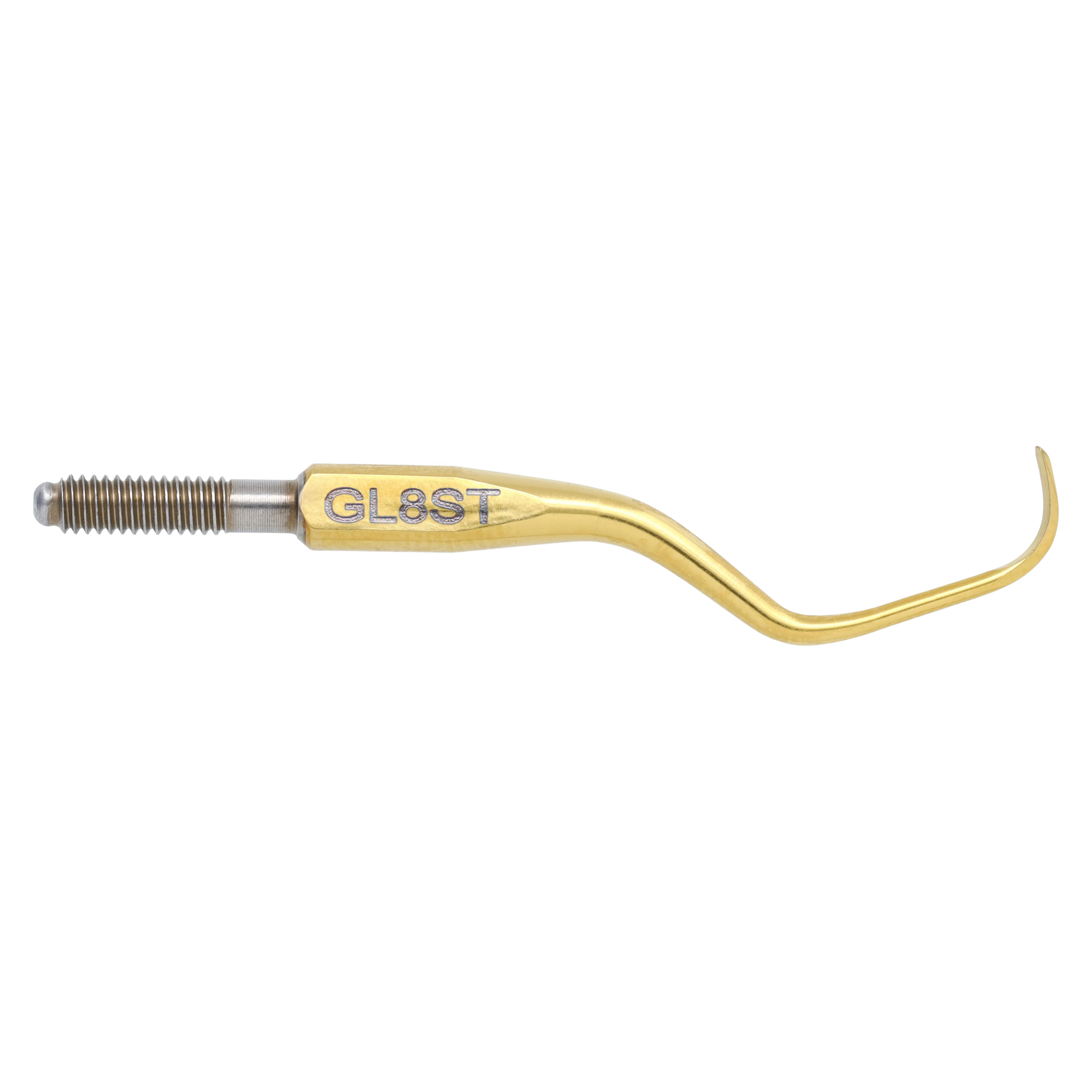 Nordent Hartzell Gracey 8 Rigid Cone Socket Curette Tip, Titanium Nitride (TiN), GL8ST