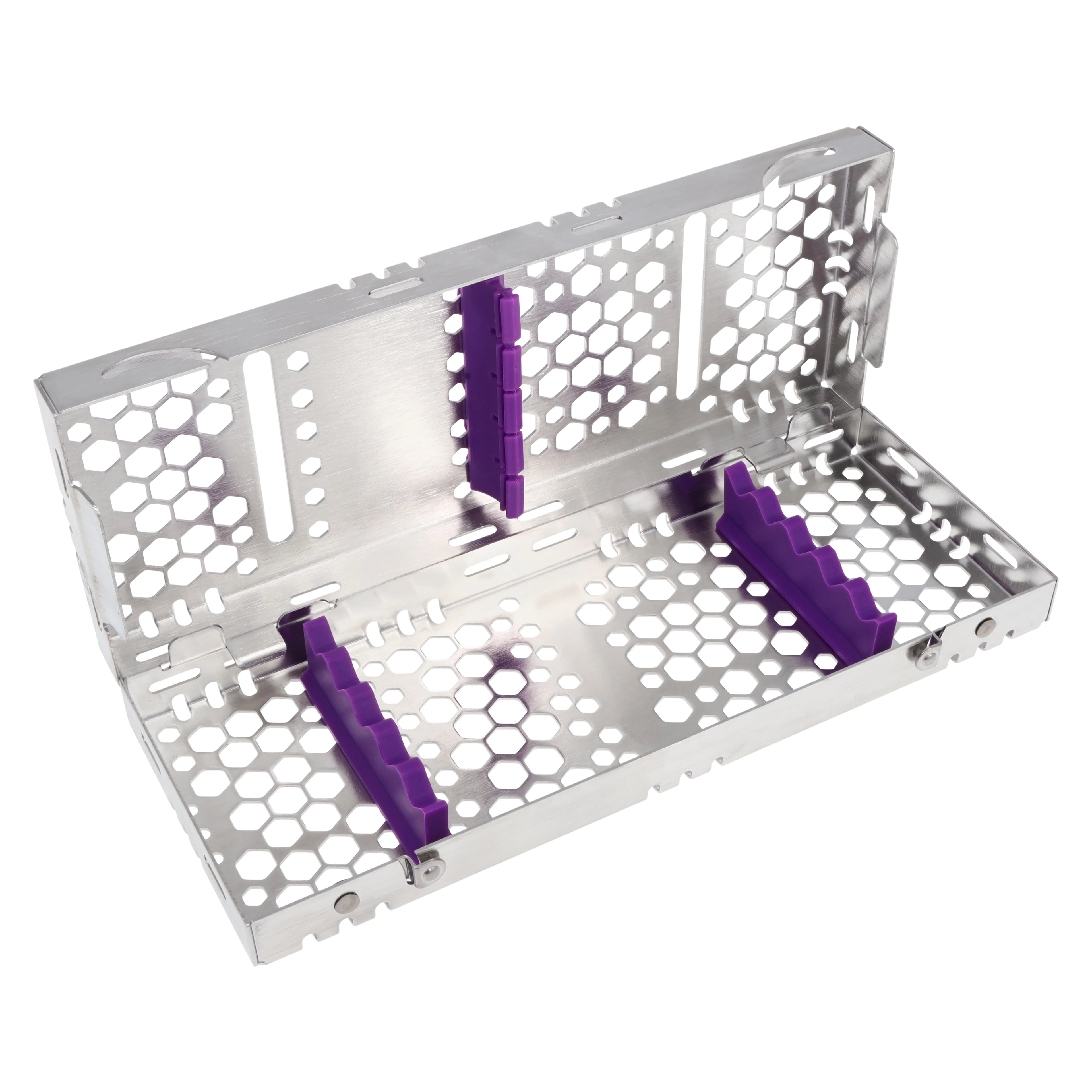 Nordent Cassette Small 5 Instrument, Purple, Single Sided, Stainless Steel, 3 in x 8 in x 1 1/4 in, CH1-5N7
