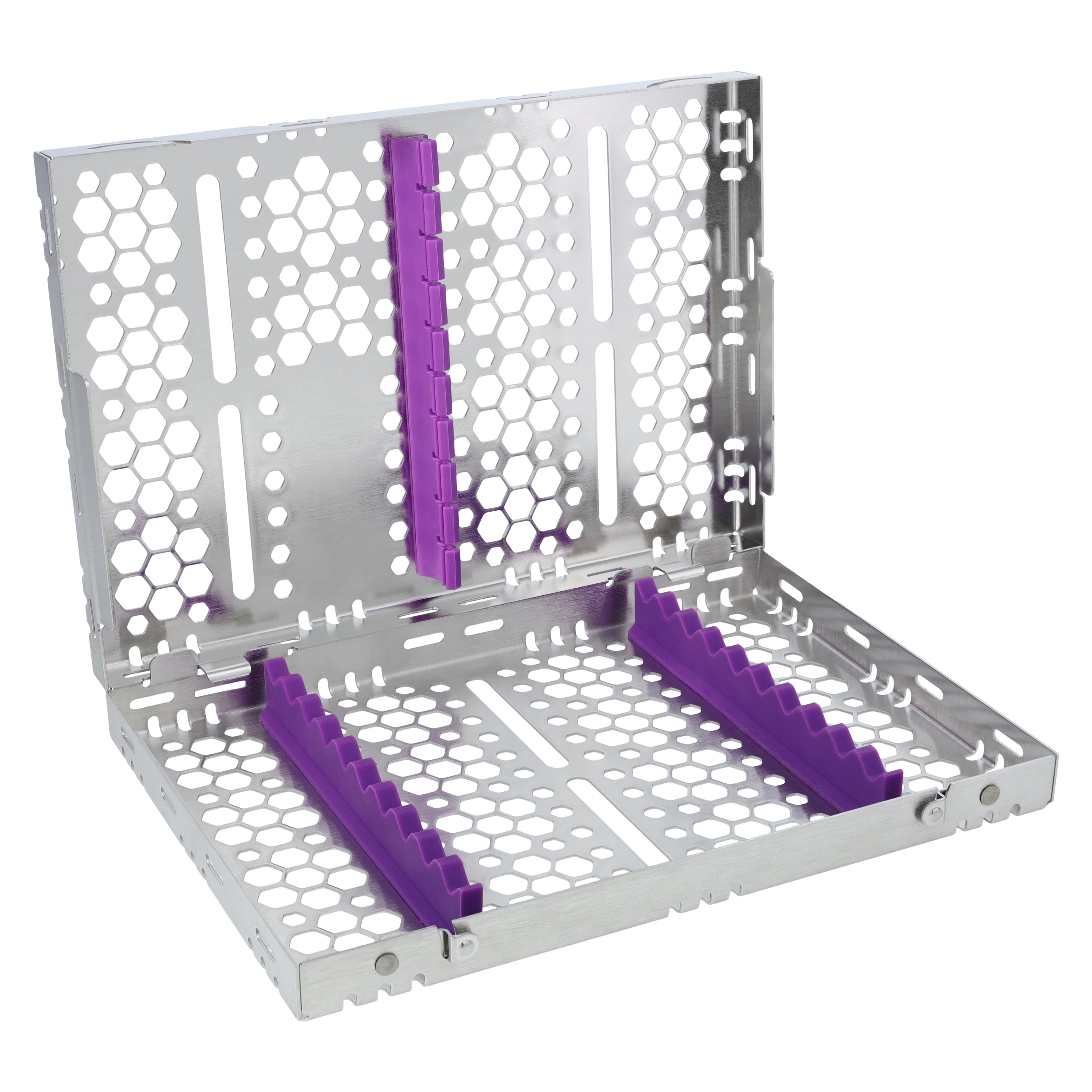 Nordent Cassette Medium 10 Instrument, Single Sided, Purple, Stainless Steel, 5.5 in x 8 in x 1.25 in, CH2-10N7