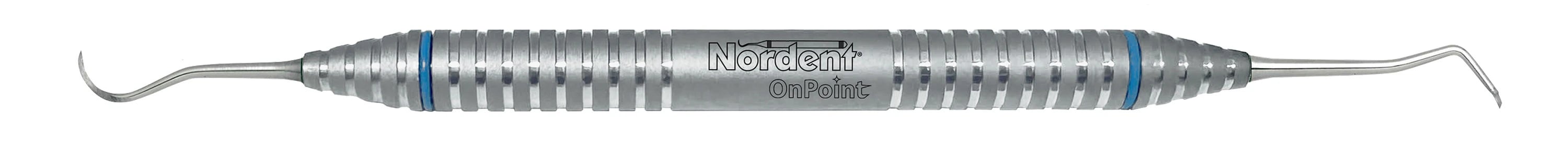 Nordent OnPoint Scaler DE Anterior Sickle-Spoon #1, Double End, #6 Handle, Stainless Steel, Each, OPPN1