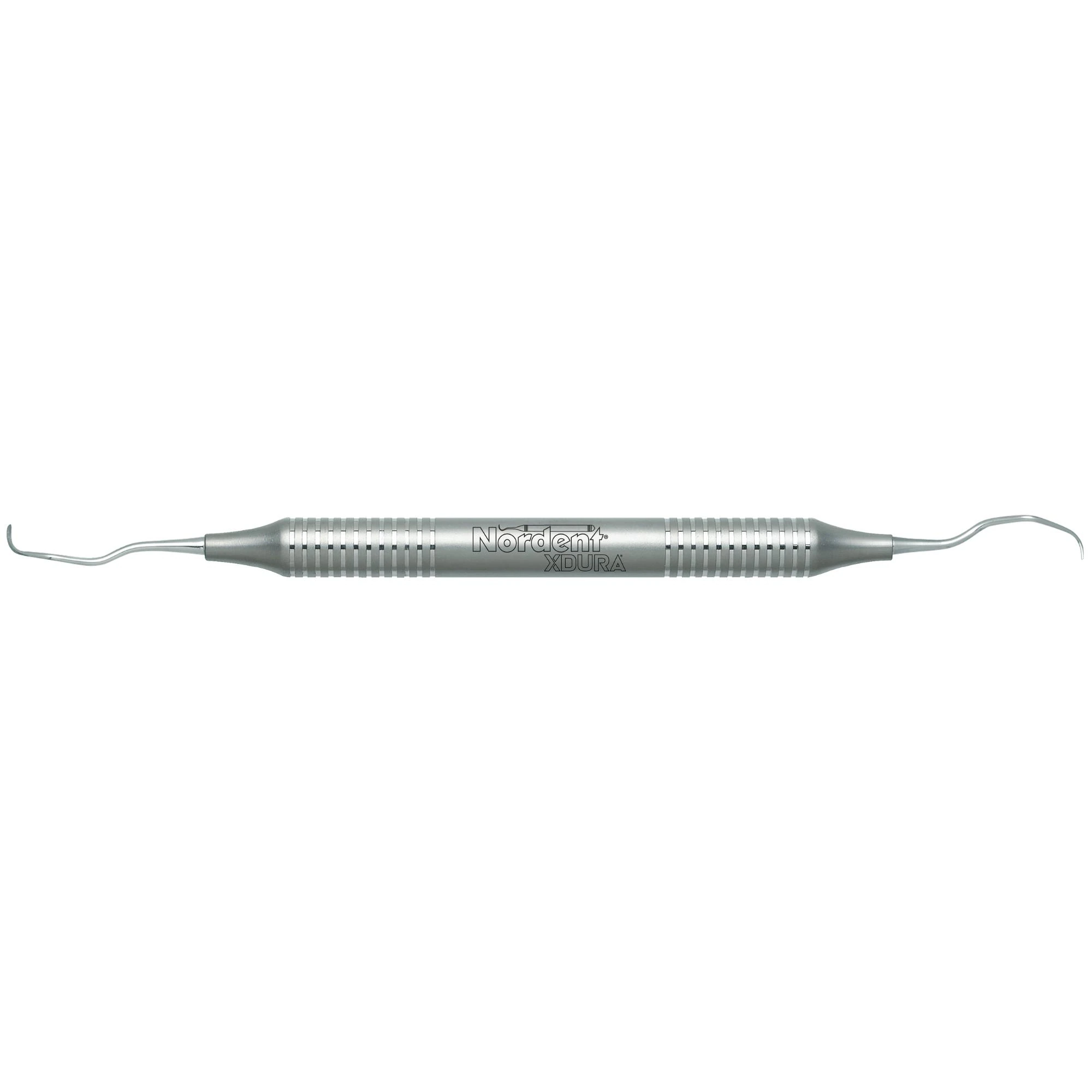 Nordent XDura Curette DE Gracey #11/14, DuraLite Round Handle, Double End, Stainless Steel