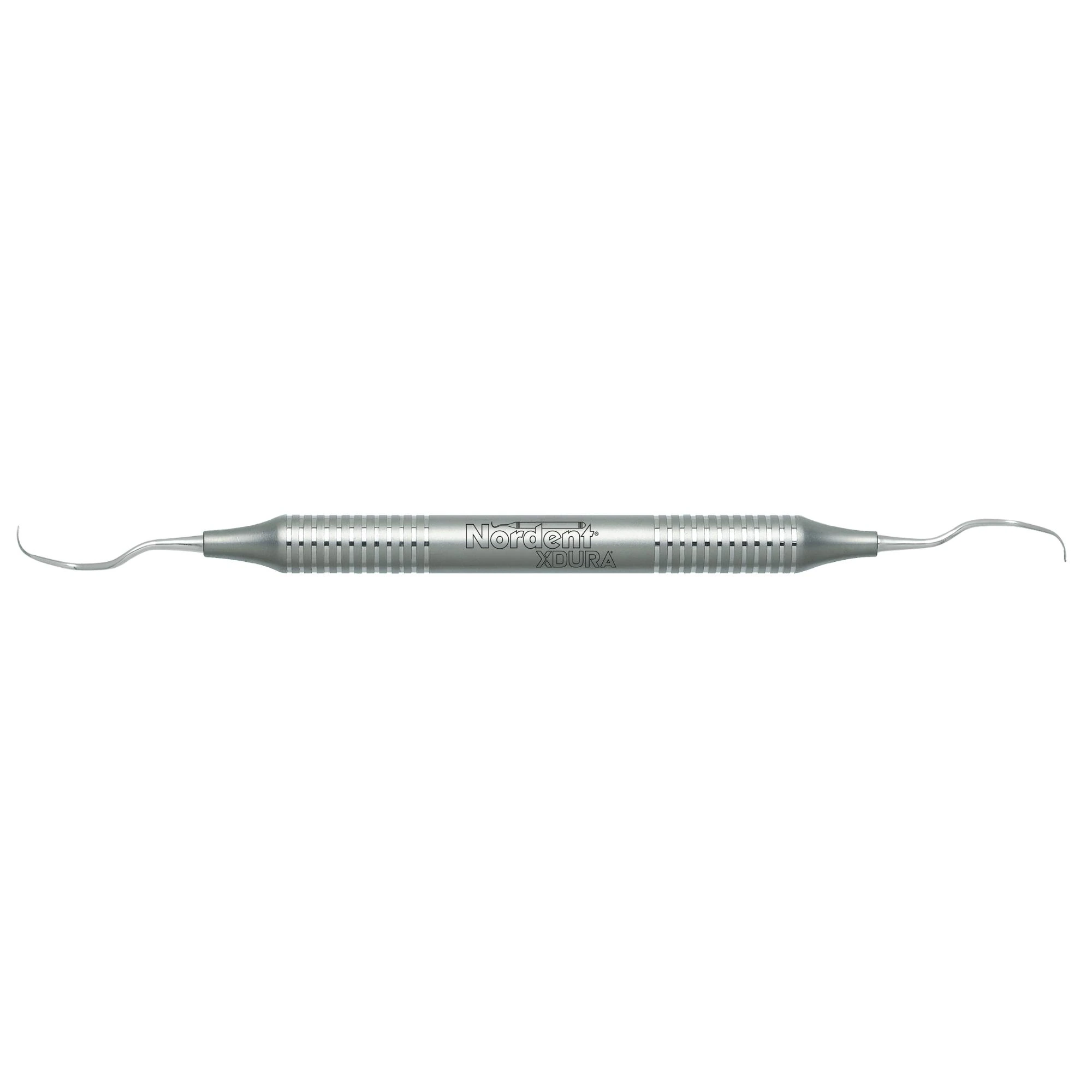 Nordent XDura Curette DE Gracey #13/14, DuraLite Round Handle, Stainless Steel, RENSGRA13-14