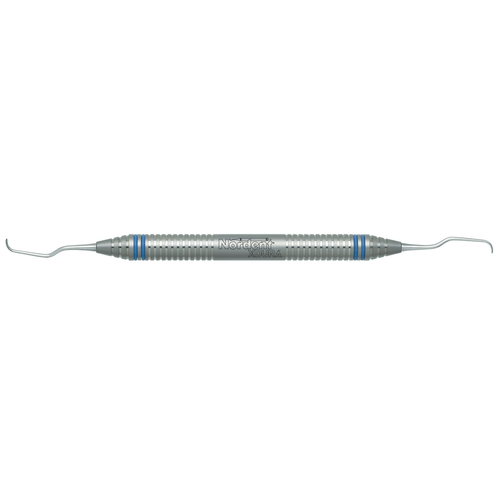 Nordent XDURA Gracey Curette Double-End #1/2, DuraLite ColorRing, Anterior, 100% Stainless Steel, Silver, Adult, Each