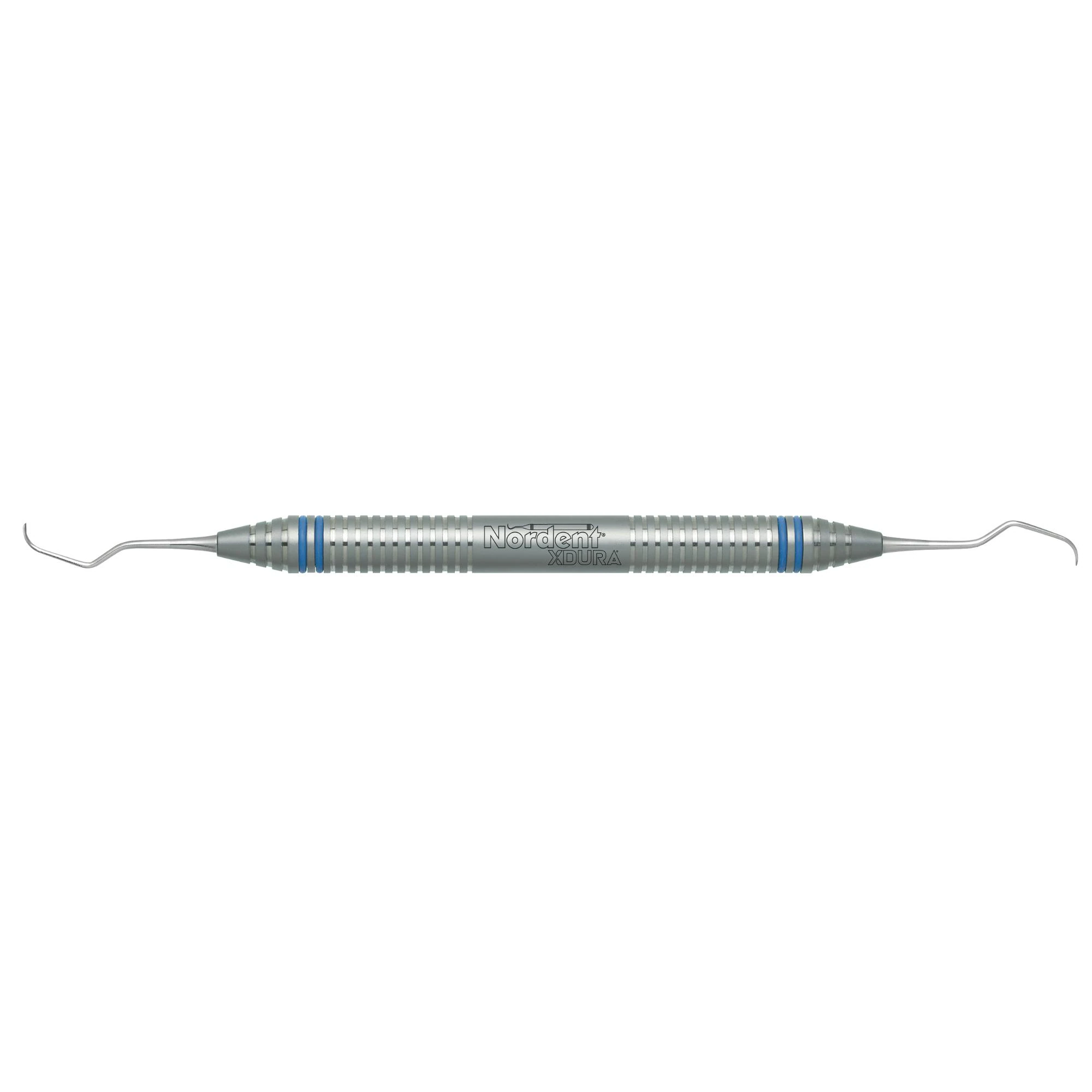 Nordent XDURA Gracey Curette Double End 3/4, DuraLite ColorRing, Anterior, 100% Stainless Steel, Silver, Adult, Each