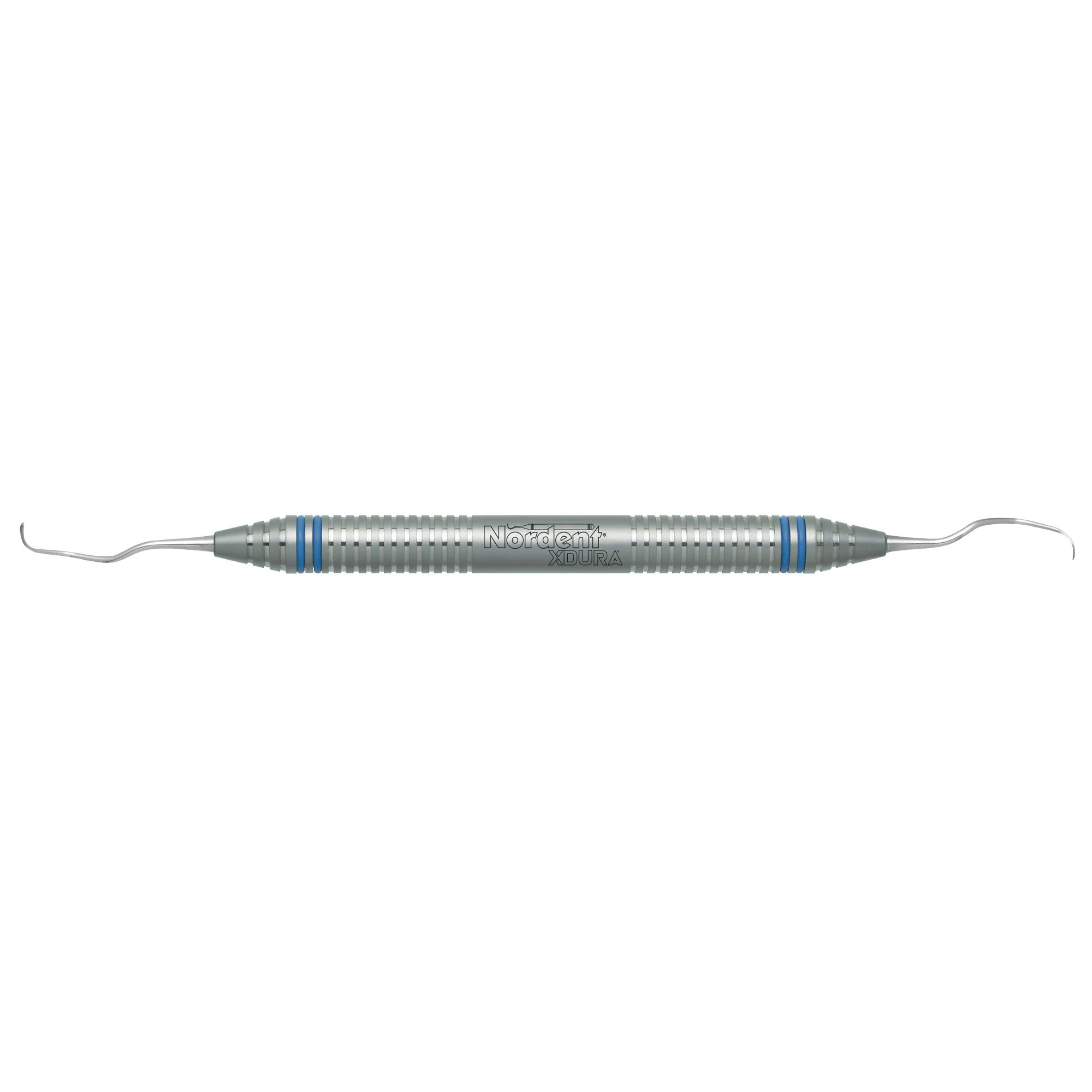 Nordent XDURA Curette Gracey Double End #1/2, DuraLite ColorRing, Posterior, Stainless Steel, Silver