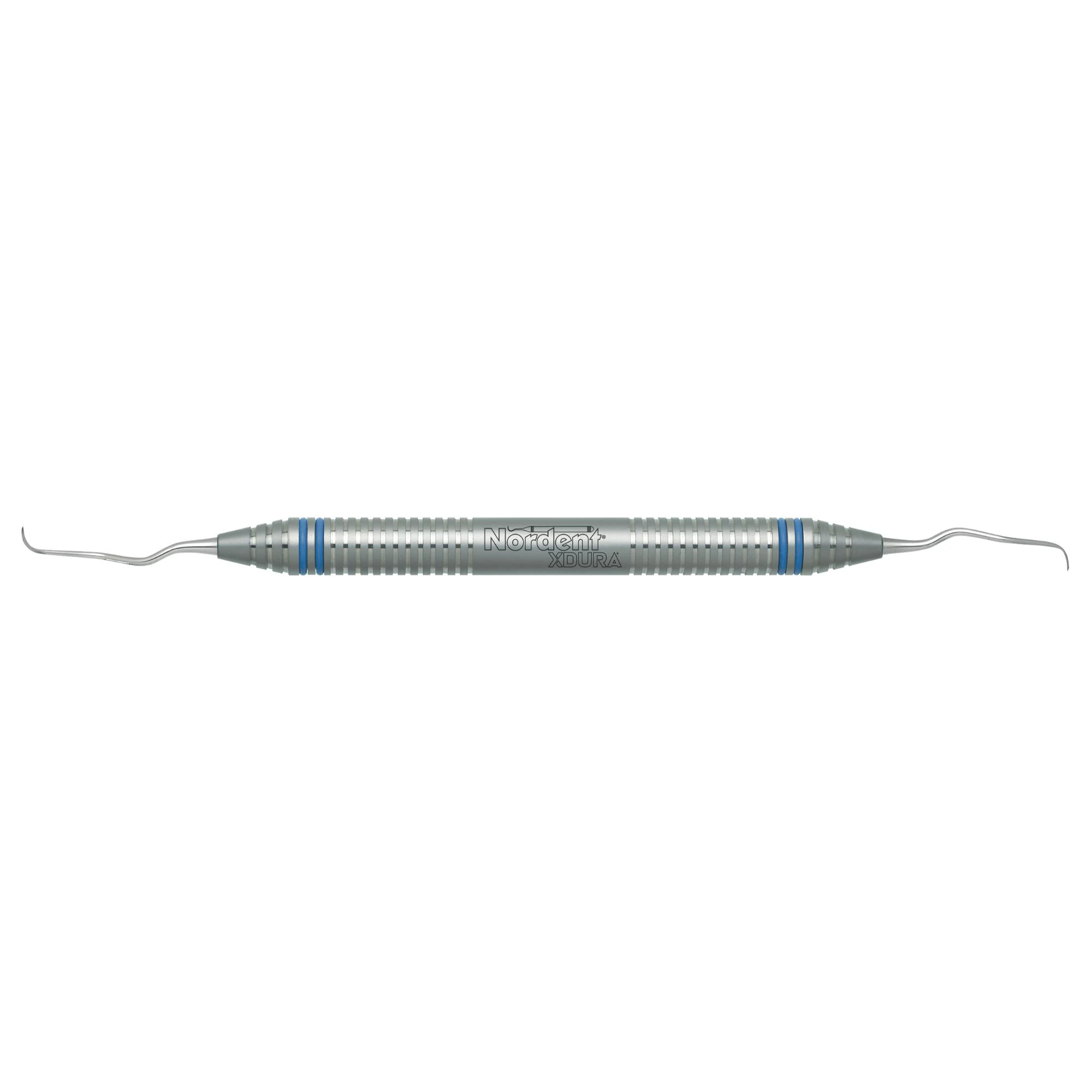 Nordent XDURA Curette DE Gracey 13/14L, Double End, DuraLite ColorRing, Stainless Steel, Adult
