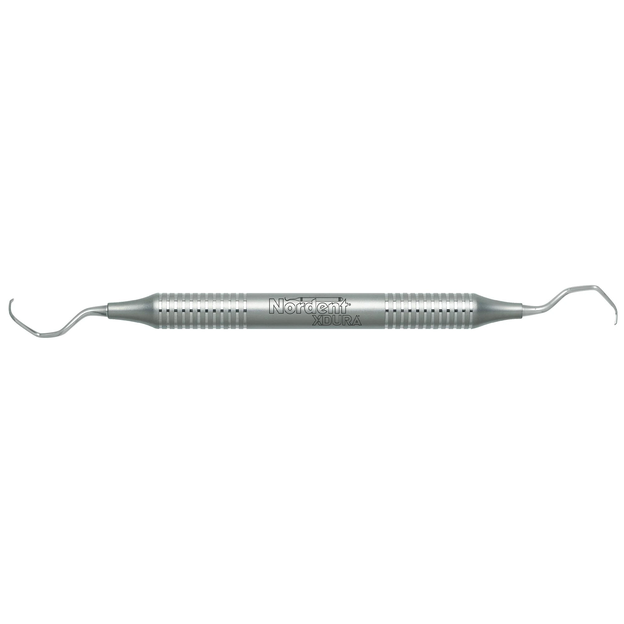 Nordent XDURA Curette DE Gracey 17/18L, DuraLite Round Handle, Adult, Stainless Steel, Each