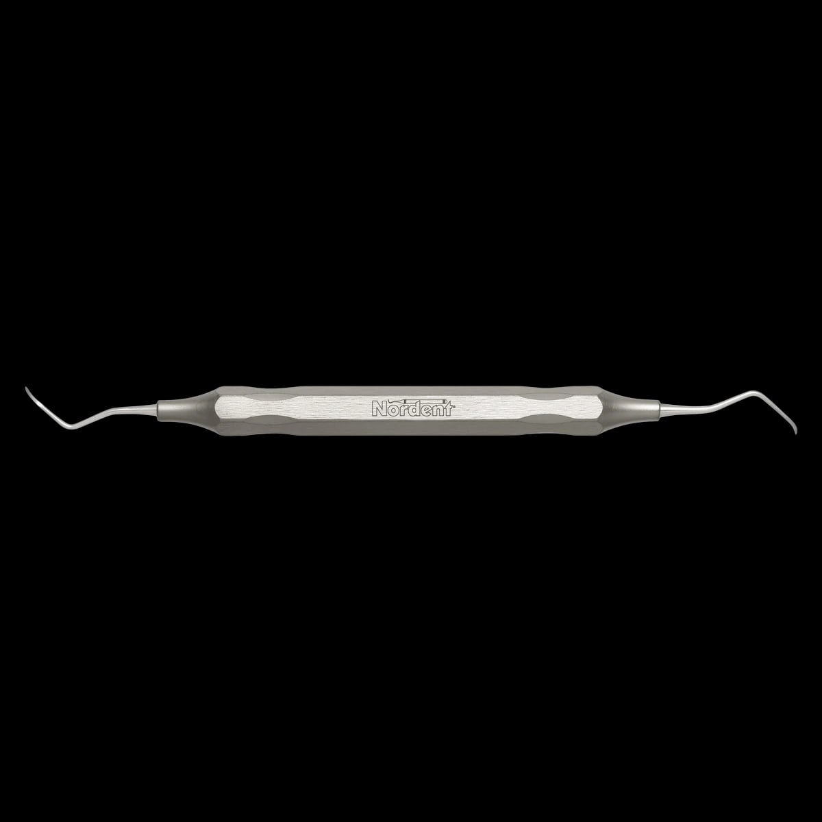 Nordent Scalette® #N135 Posterior Double-Ended Scaler/Curette, DuraLite® Hexagonal Handle, Stainless Steel, 1/Pkg